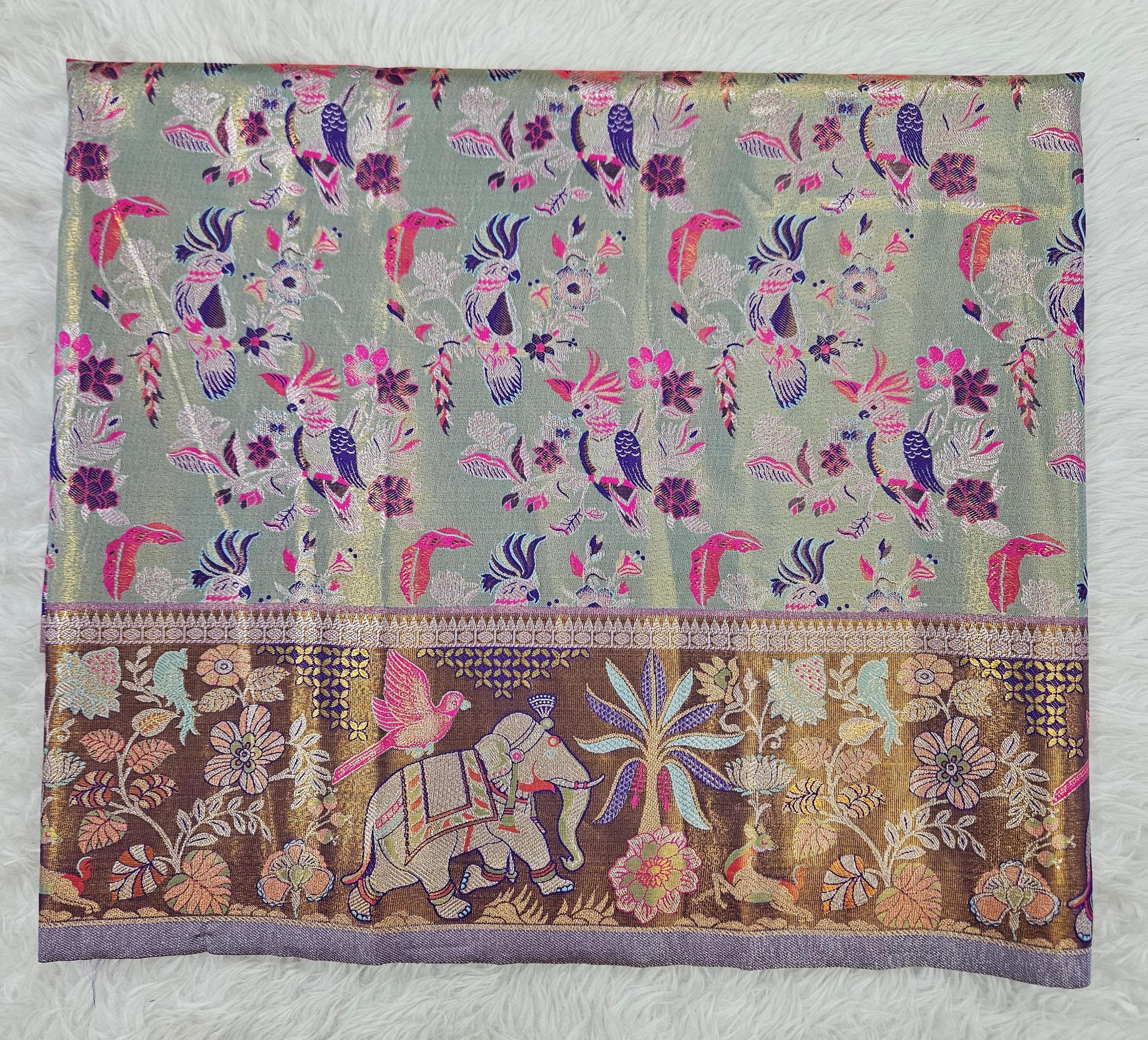 (2–5  Year) Lehenga – Unstitched (Blouse + Material)