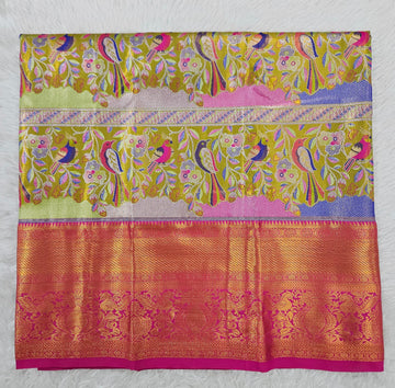 (2–5  Year) Lehenga – Unstitched (Blouse + Material)