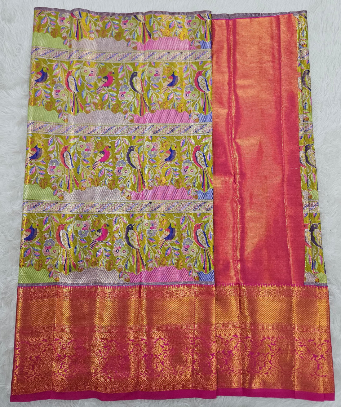 (2–5  Year) Lehenga – Unstitched (Blouse + Material)