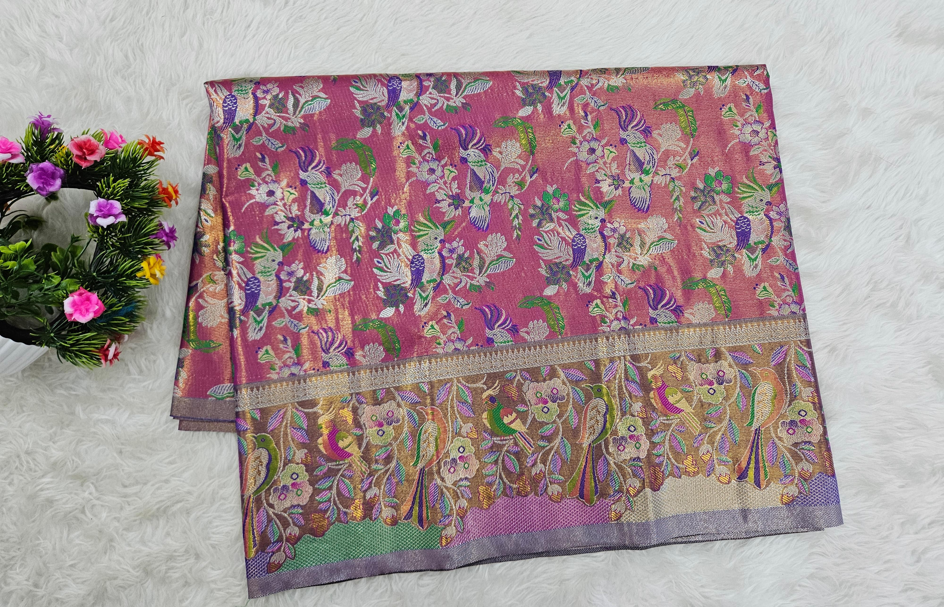 (2–5  Year) Lehenga – Unstitched (Blouse + Material)