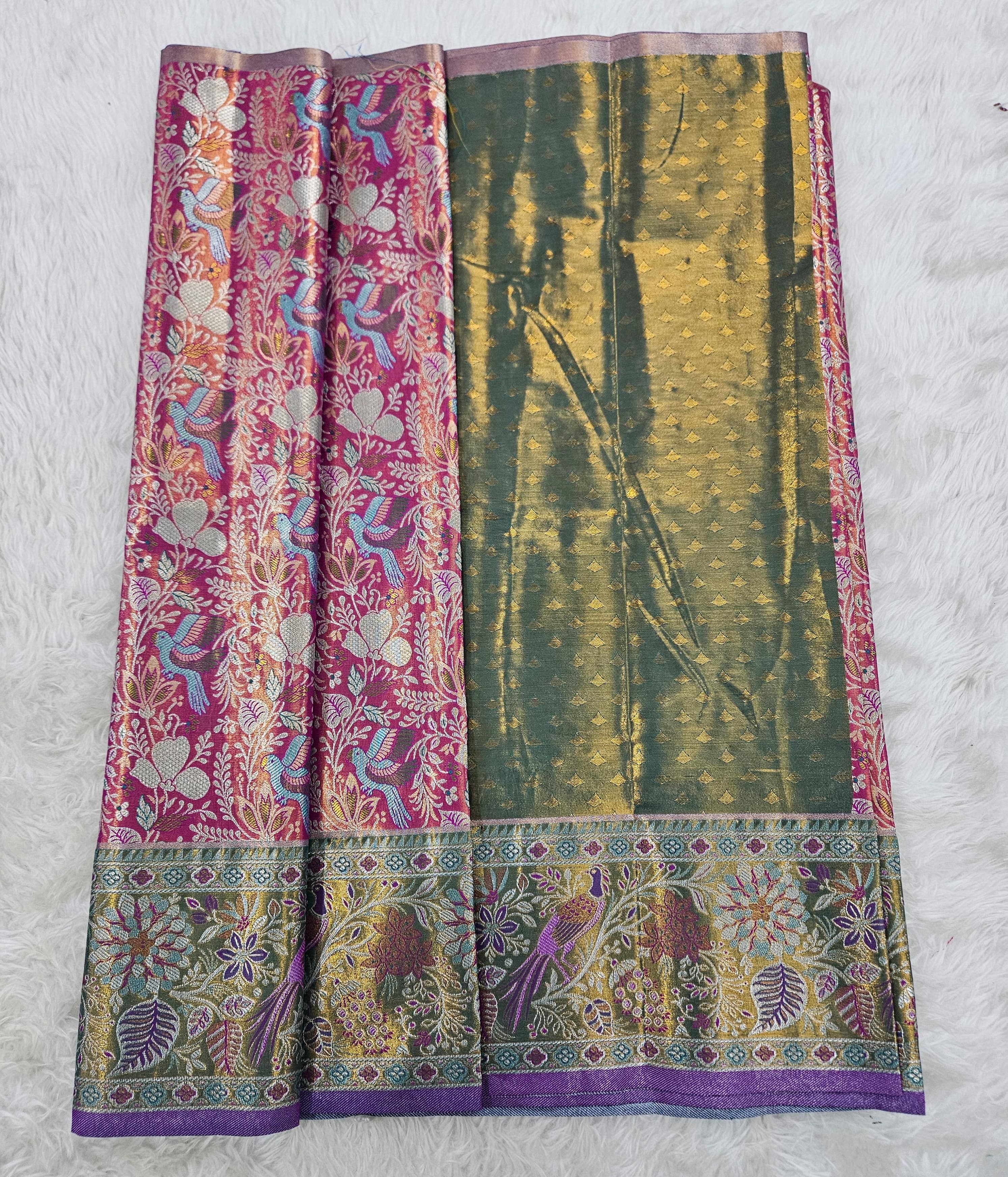 (2–5  Year) Lehenga – Unstitched (Blouse + Material)