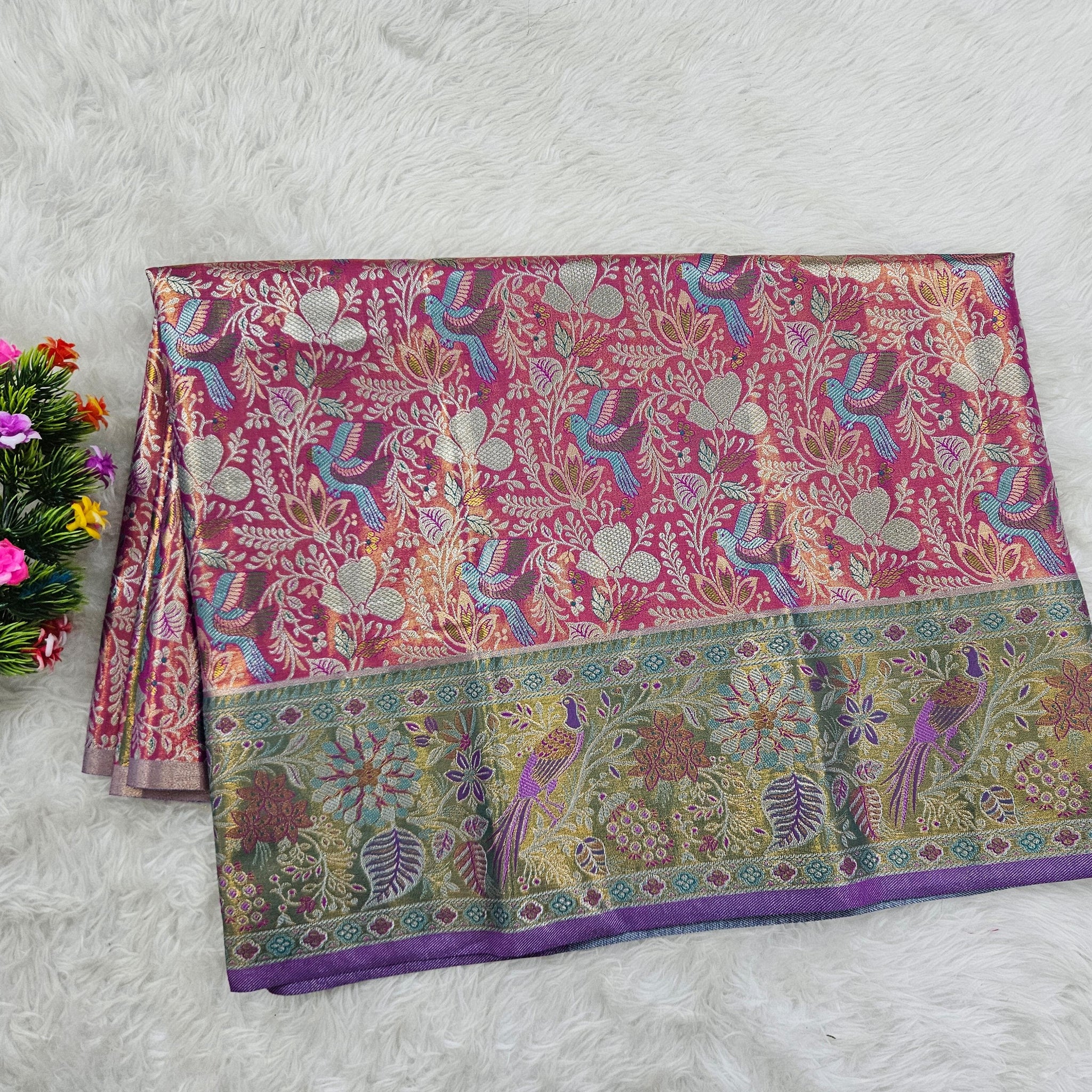 (2–5  Year) Lehenga – Unstitched (Blouse + Material)