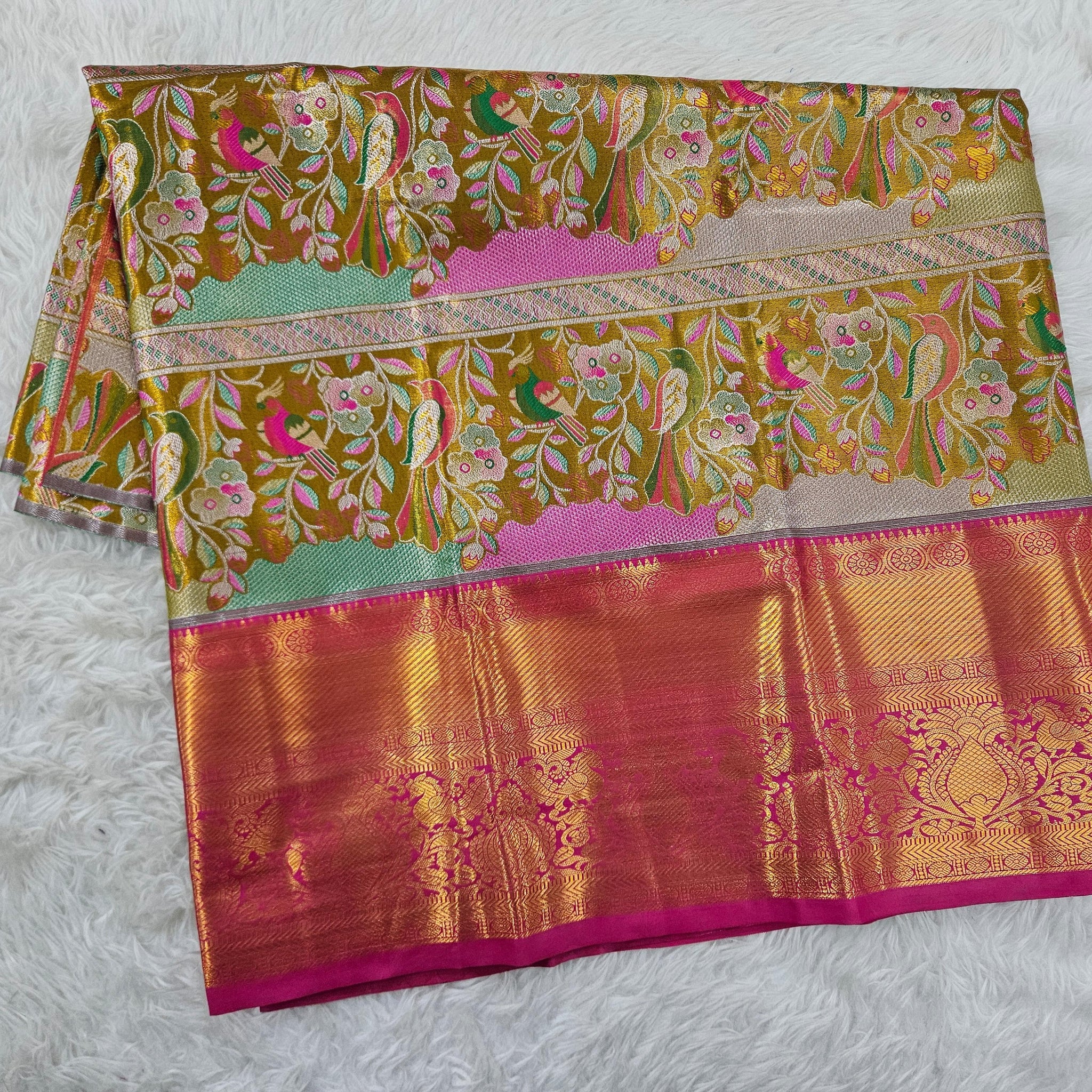 (2–5  Year) Lehenga – Unstitched (Blouse + Material)