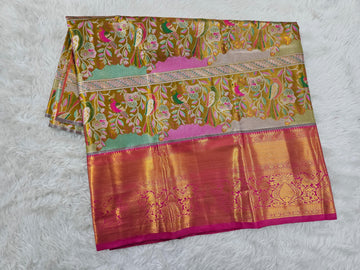 (2–5  Year) Lehenga – Unstitched (Blouse + Material)