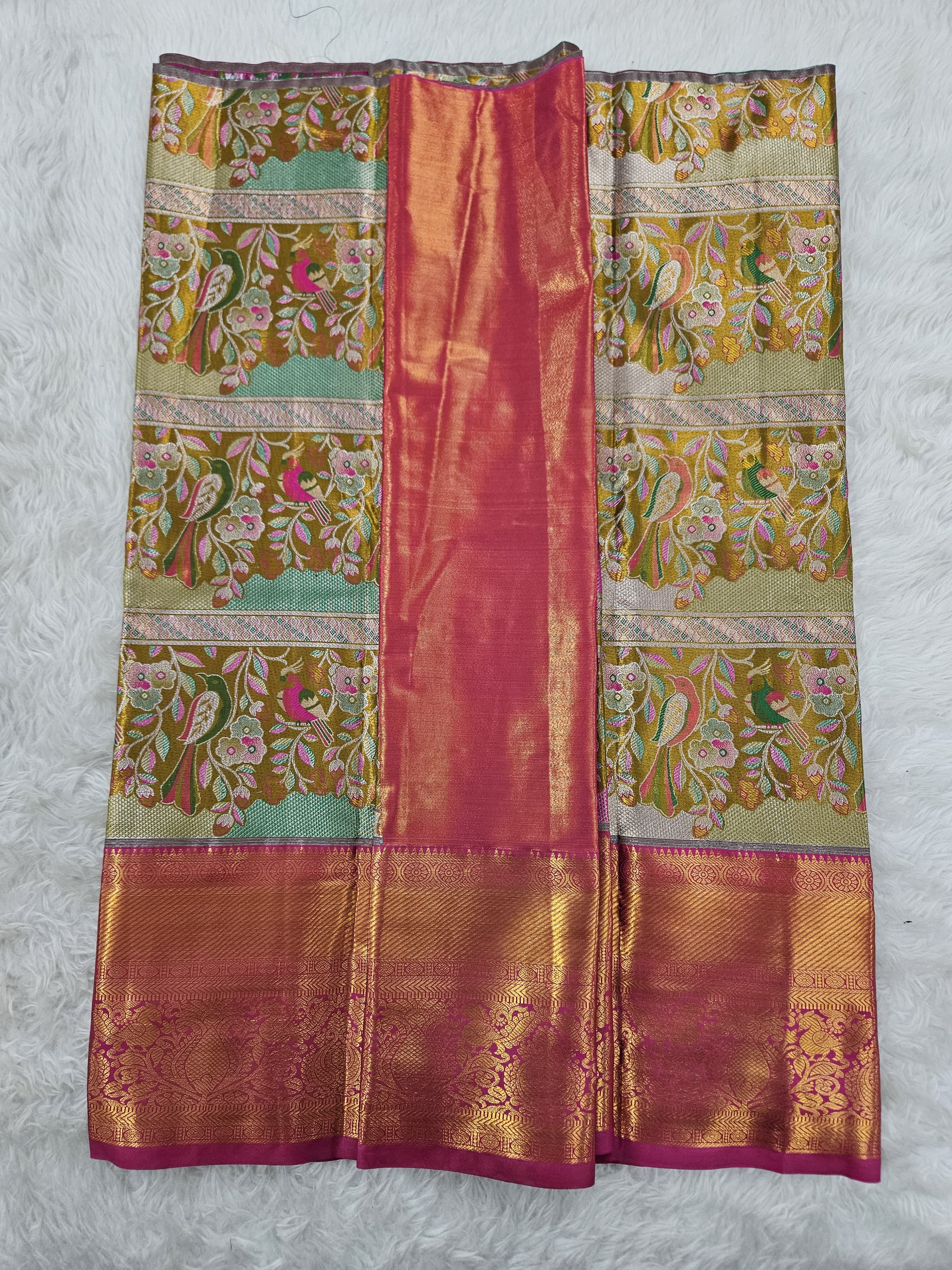 (2–5  Year) Lehenga – Unstitched (Blouse + Material)