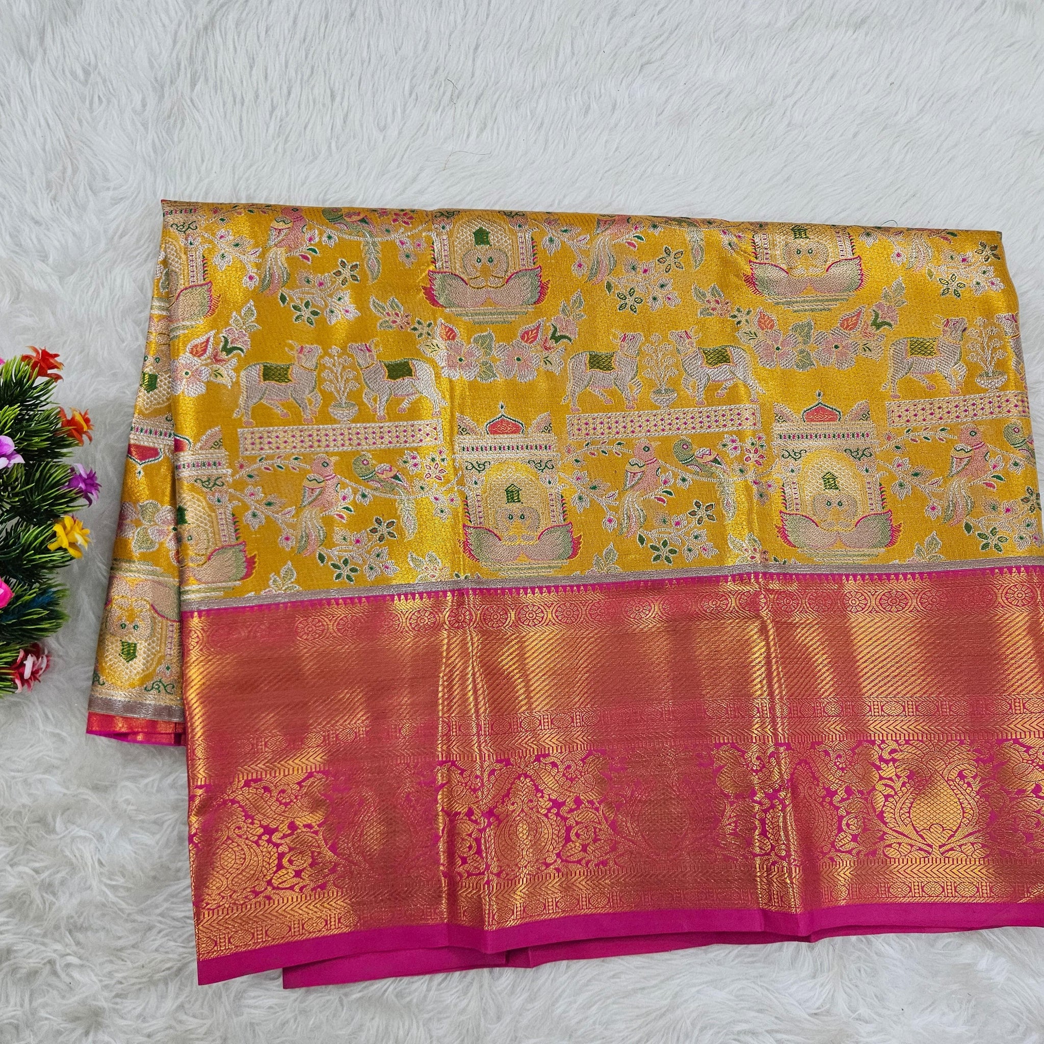 (2–5  Year) Lehenga – Unstitched (Blouse + Material)