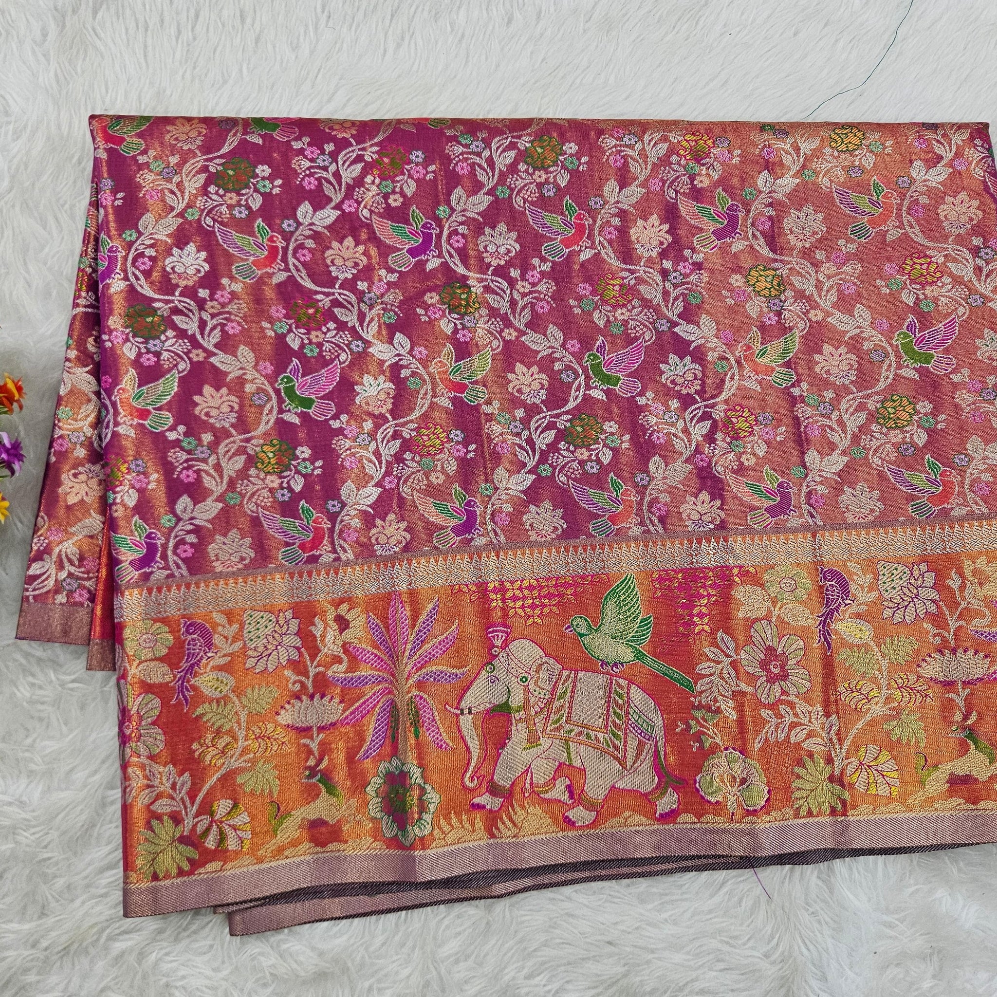 (2–5  Year) Lehenga – Unstitched (Blouse + Material)