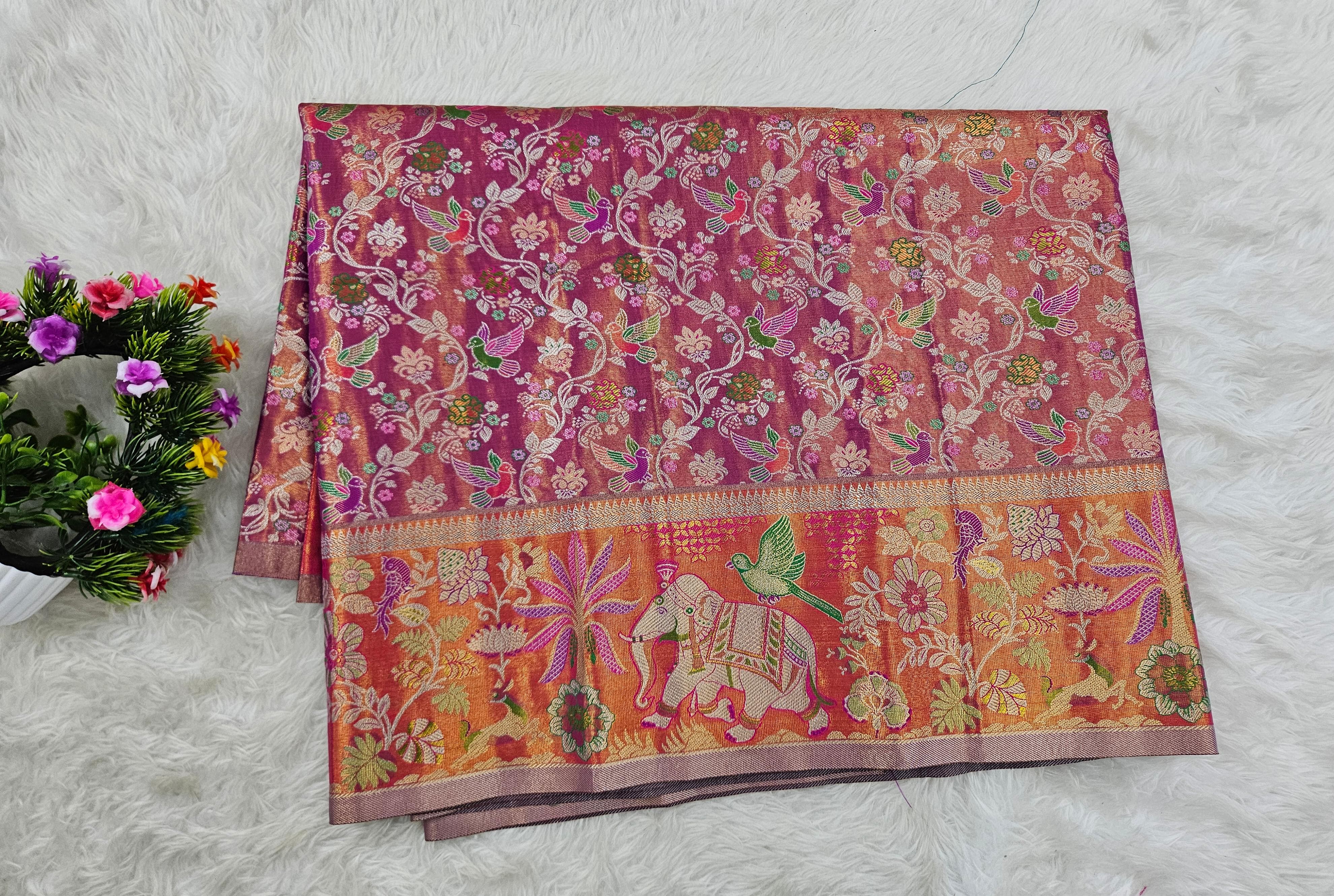 (2–5  Year) Lehenga – Unstitched (Blouse + Material)