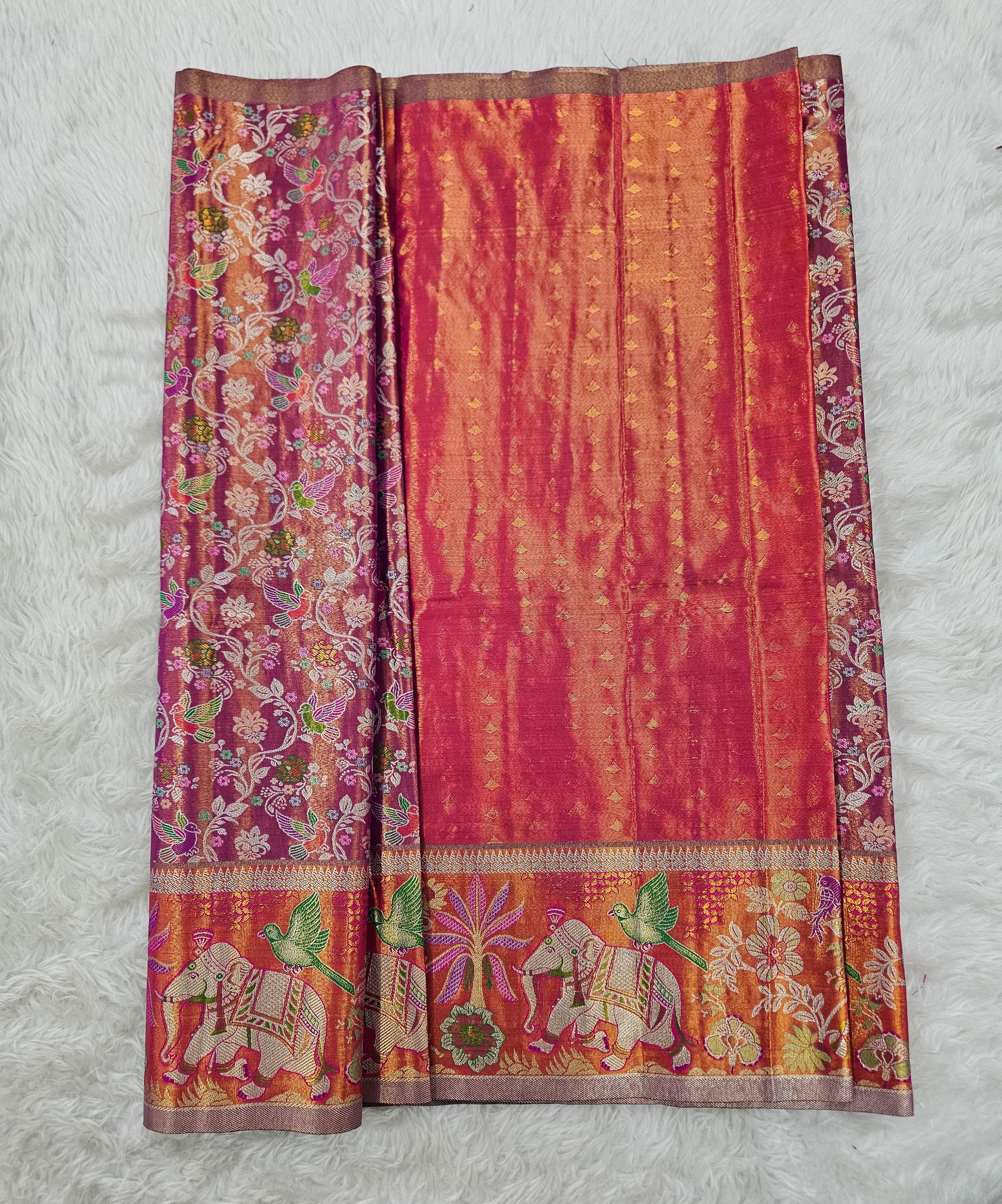 (2–5  Year) Lehenga – Unstitched (Blouse + Material)