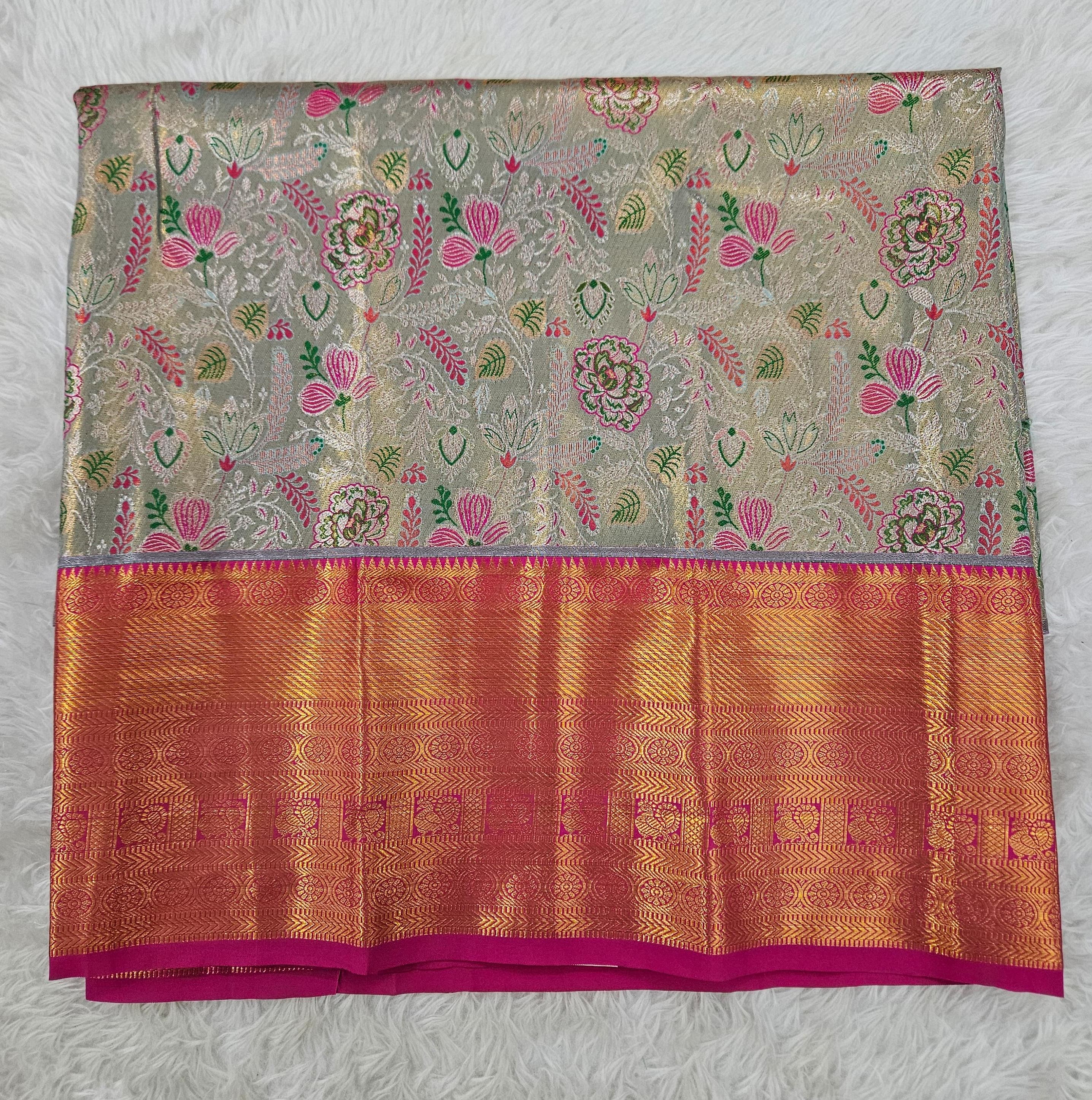 (2–5  Year) Lehenga – Unstitched (Blouse + Material)