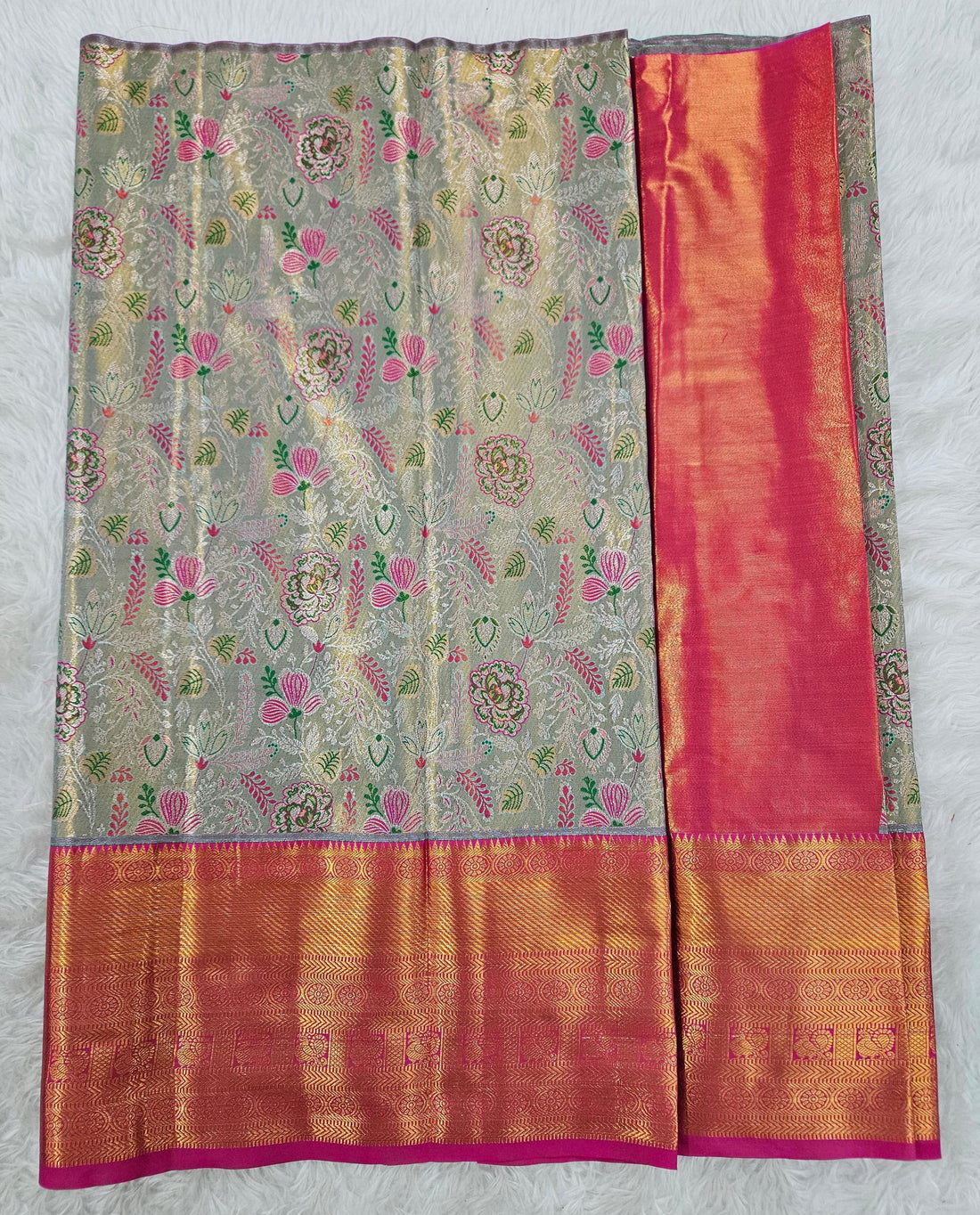 (2–5  Year) Lehenga – Unstitched (Blouse + Material)