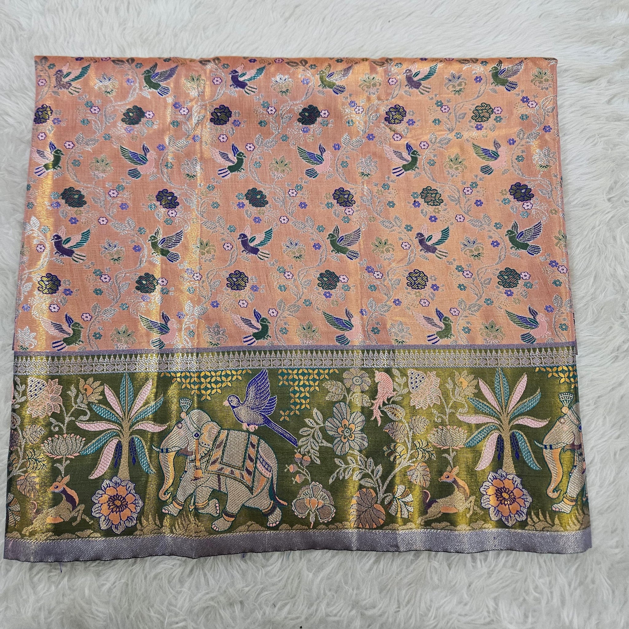 (2–5  Year) Lehenga – Unstitched (Blouse + Material)