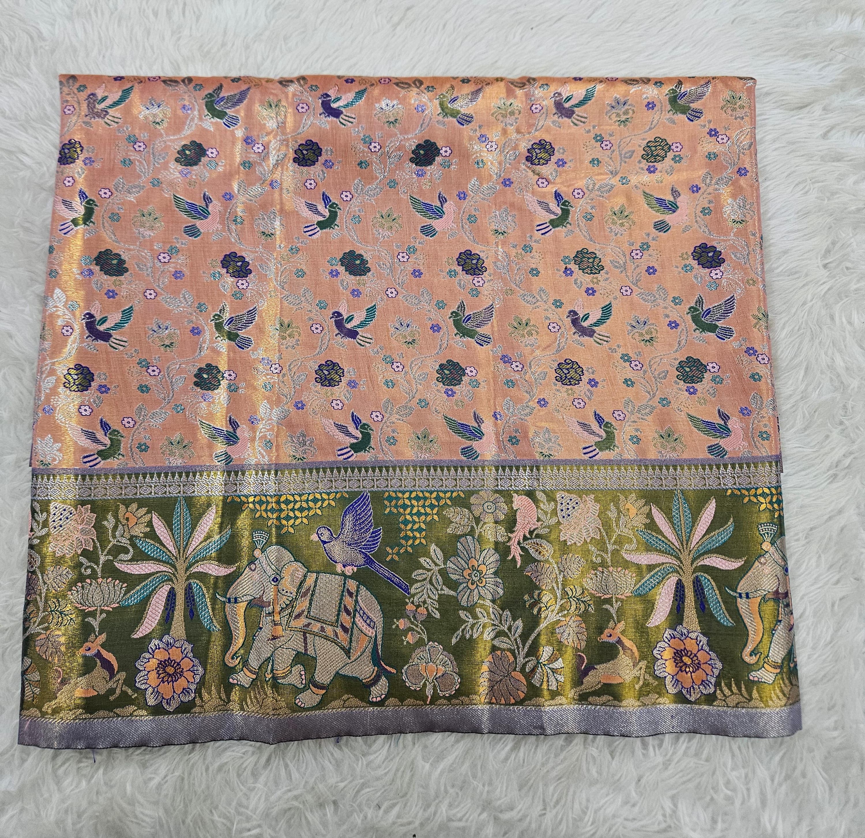 (2–5  Year) Lehenga – Unstitched (Blouse + Material)