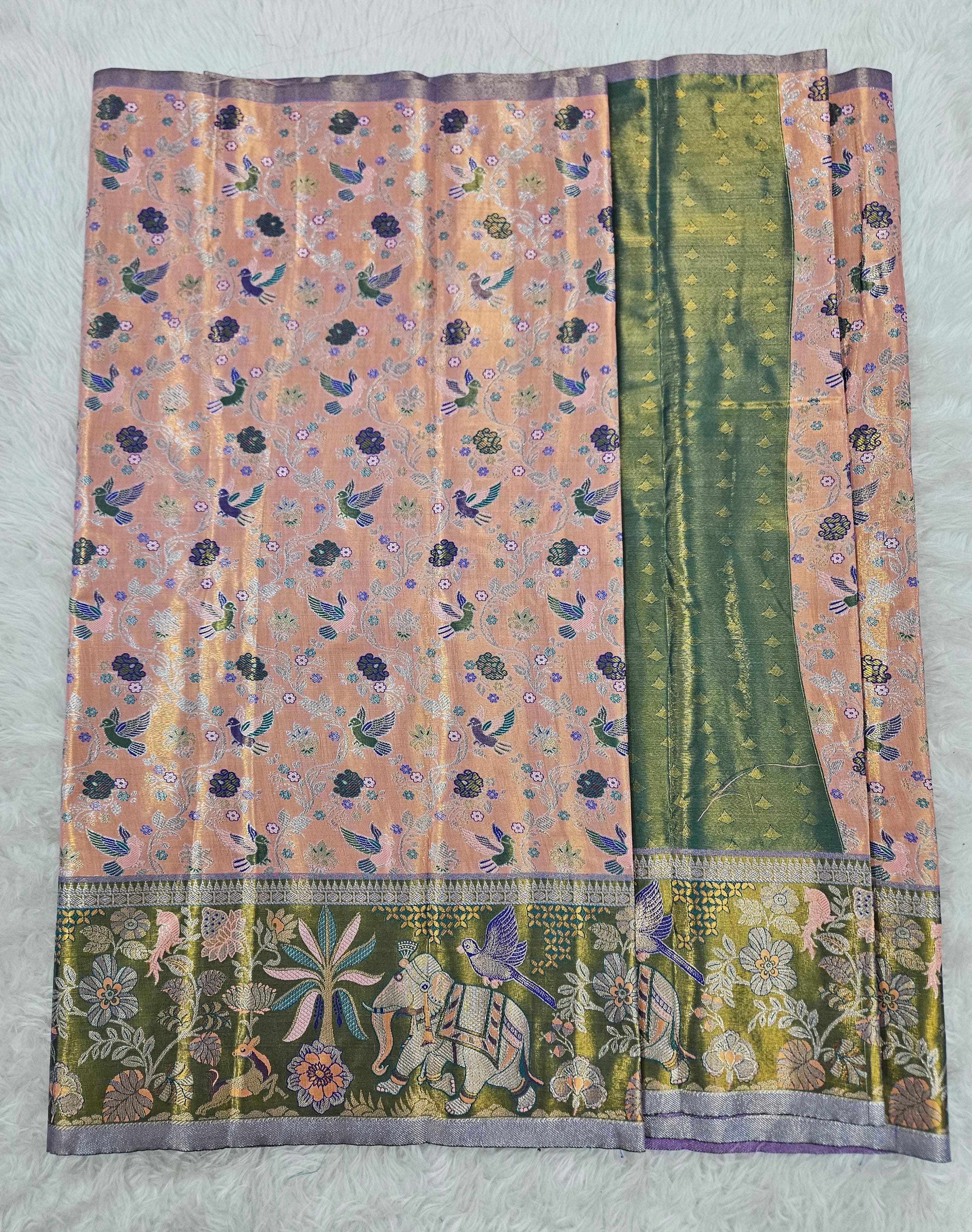 (2–5  Year) Lehenga – Unstitched (Blouse + Material)