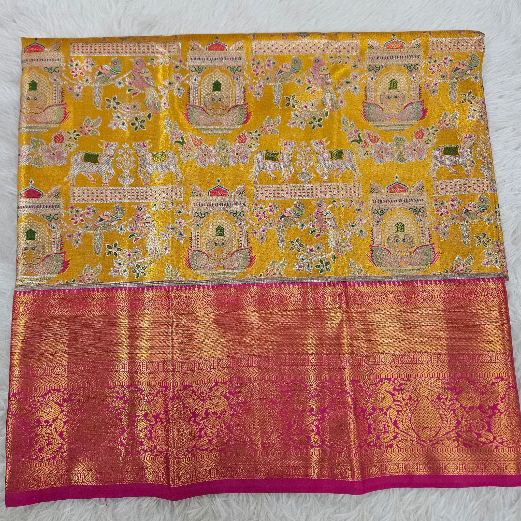 (2–5  Year) Lehenga – Unstitched (Blouse + Material)