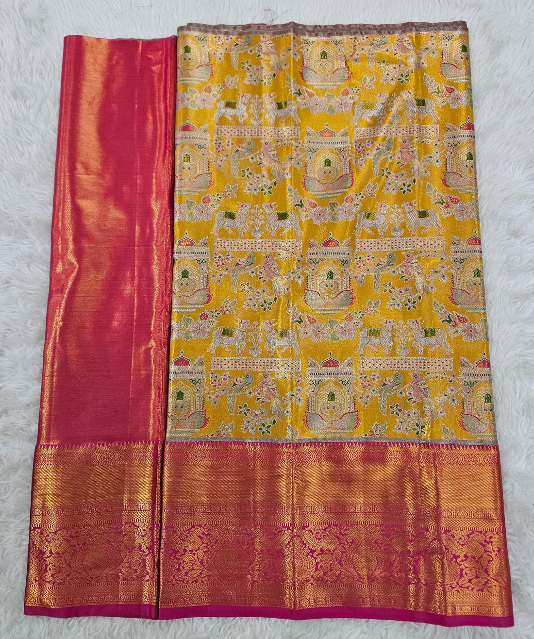 (2–5  Year) Lehenga – Unstitched (Blouse + Material)