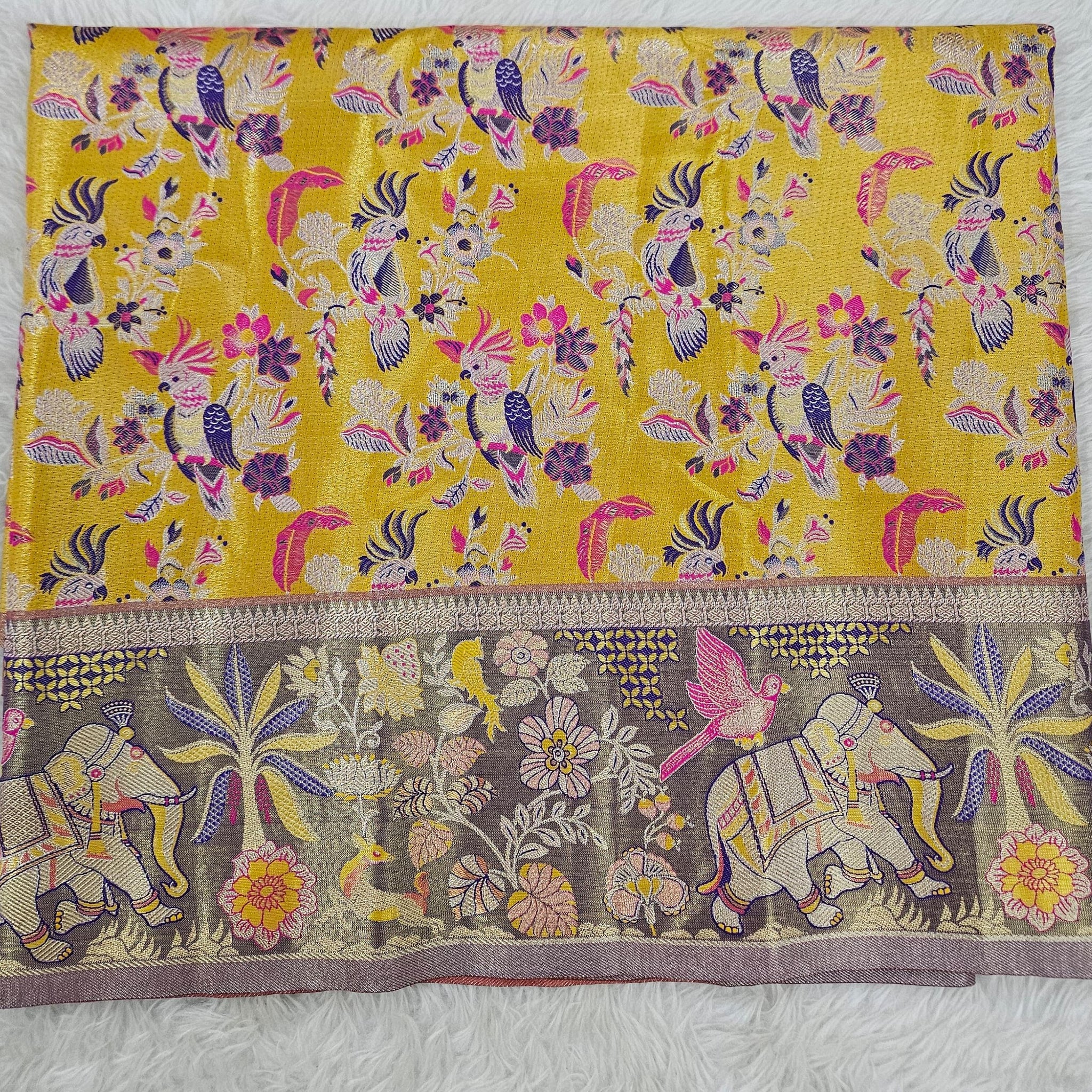 (2–5  Year) Lehenga – Unstitched (Blouse + Material)