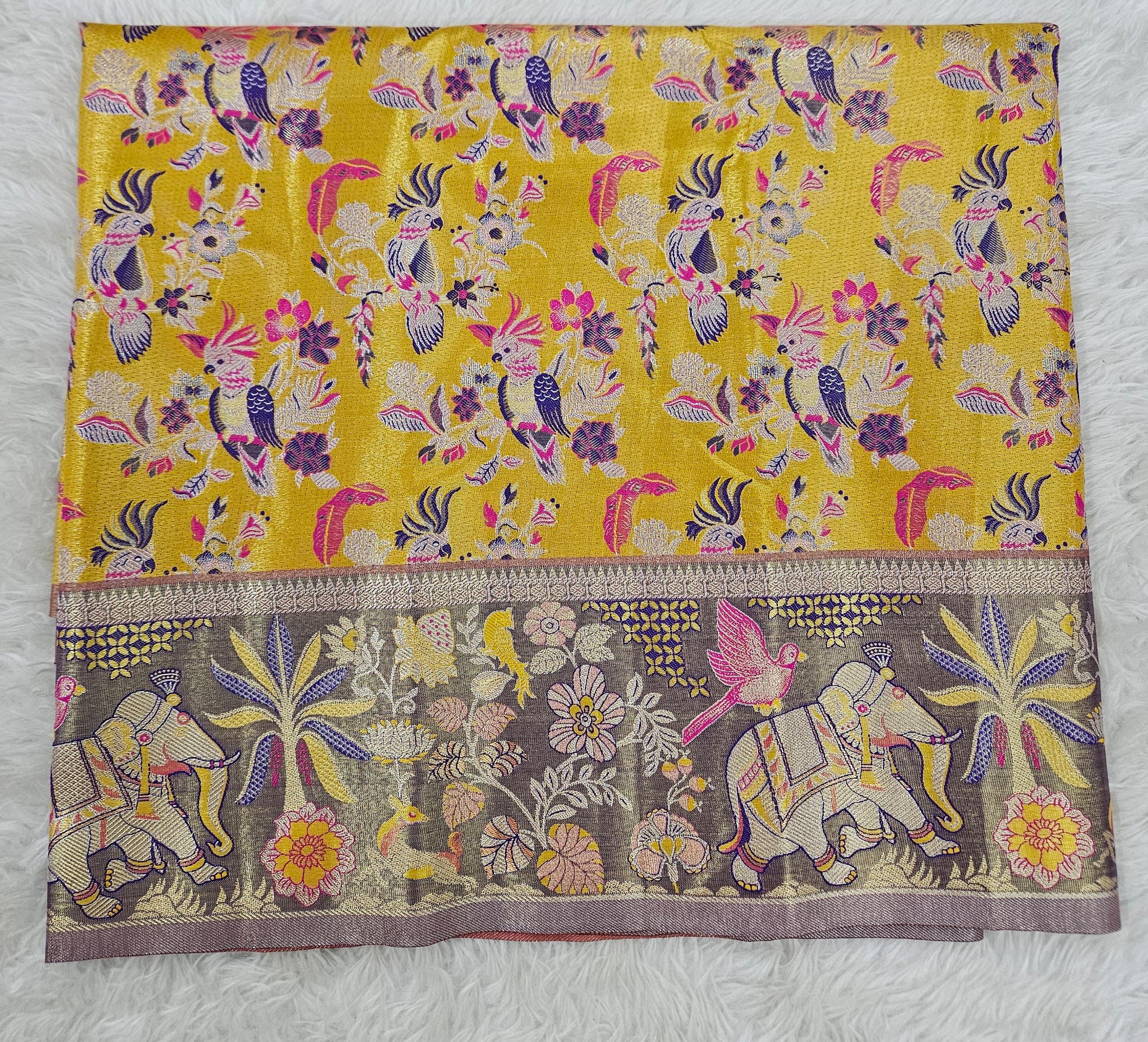 (2–5  Year) Lehenga – Unstitched (Blouse + Material)