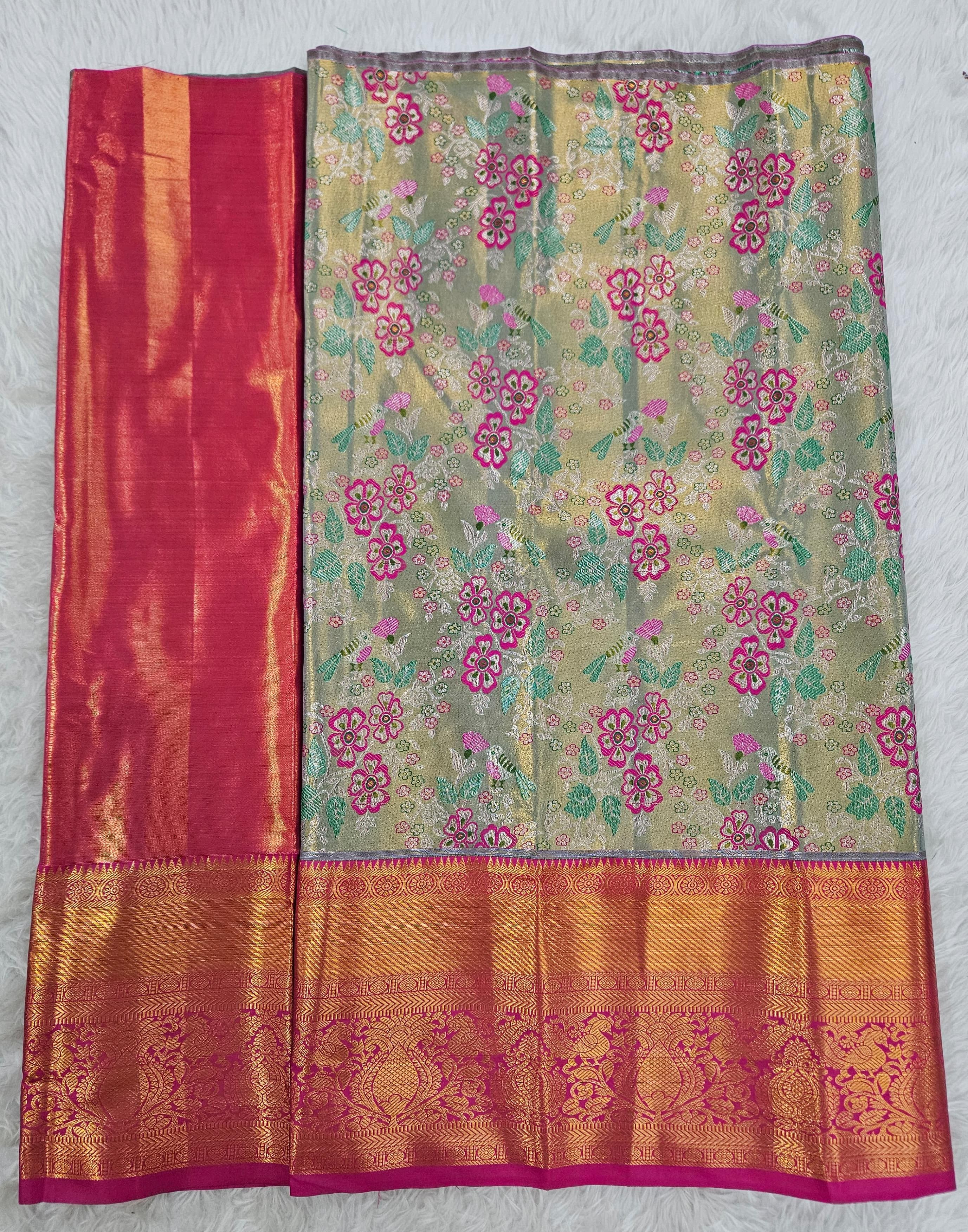 (2–5  Year) Lehenga – Unstitched (Blouse + Material)