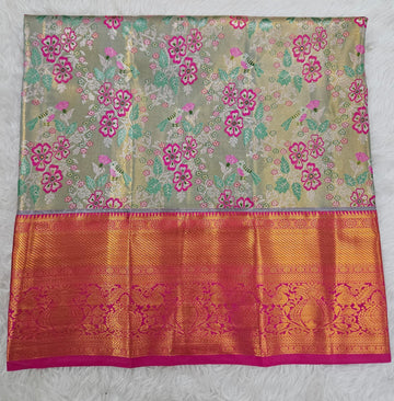 (2–5  Year) Lehenga – Unstitched (Blouse + Material)