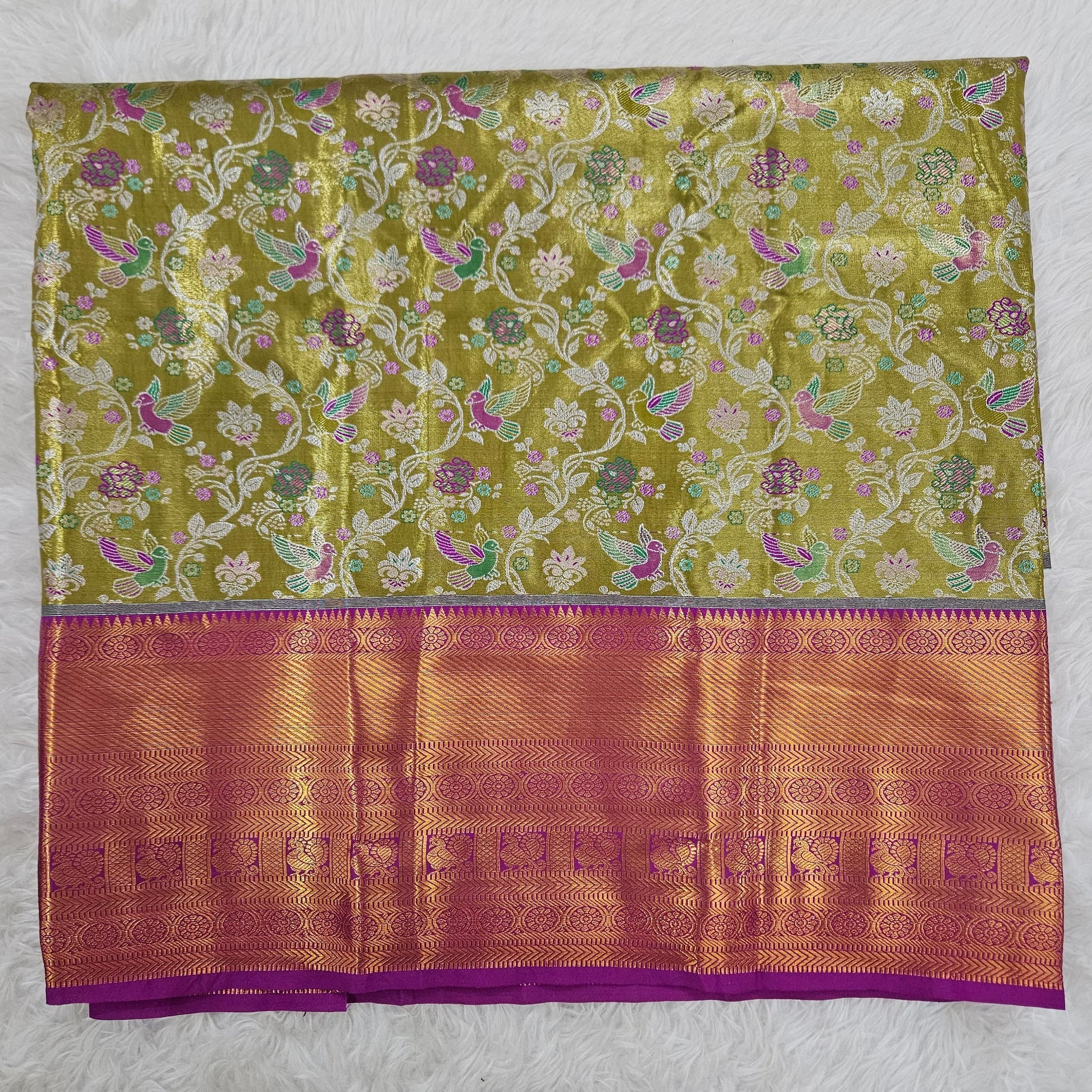 (2–5  Year) Lehenga – Unstitched (Blouse + Material)