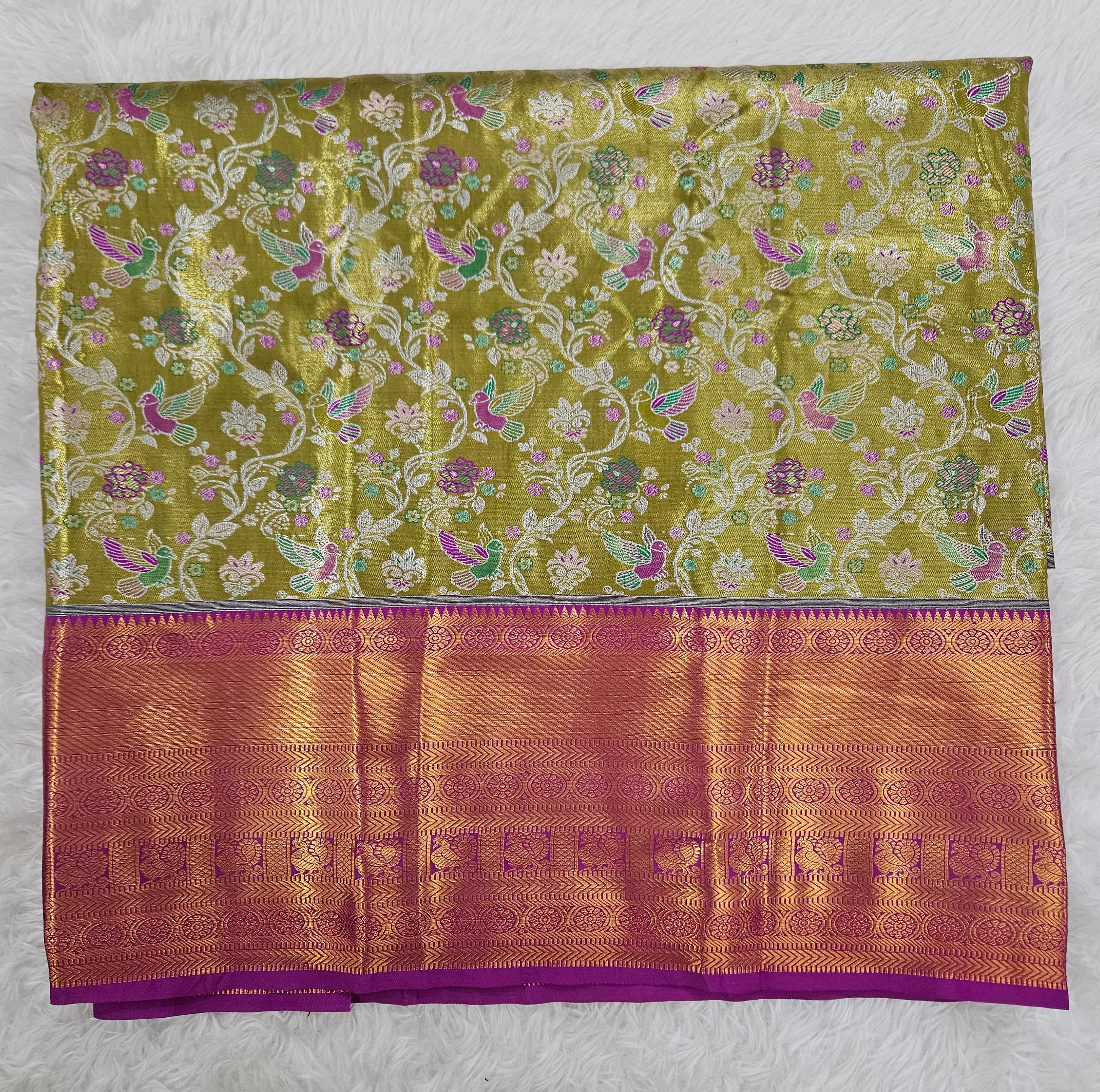 (2–5  Year) Lehenga – Unstitched (Blouse + Material)