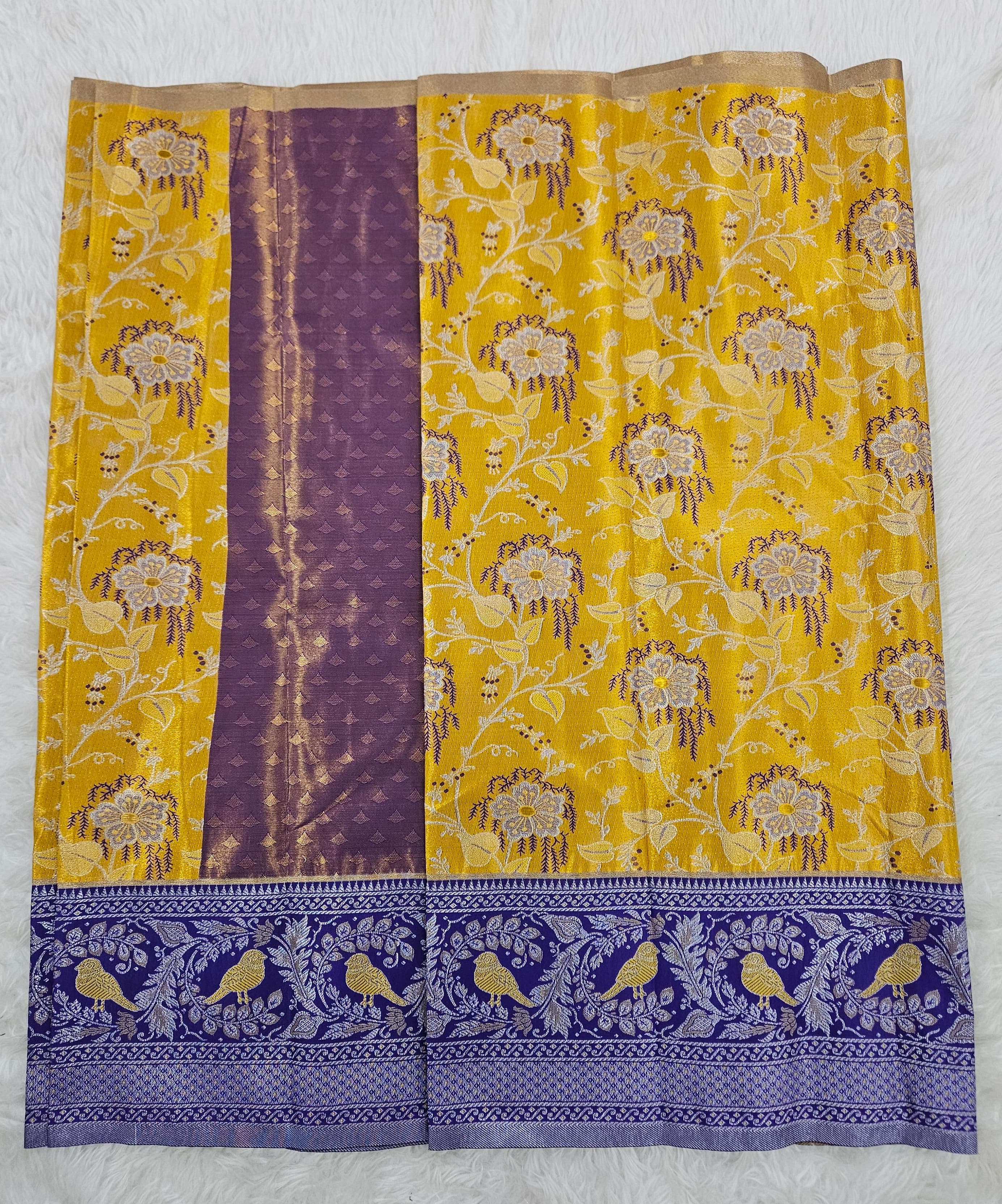 (2–5  Year) Lehenga – Unstitched (Blouse + Material)