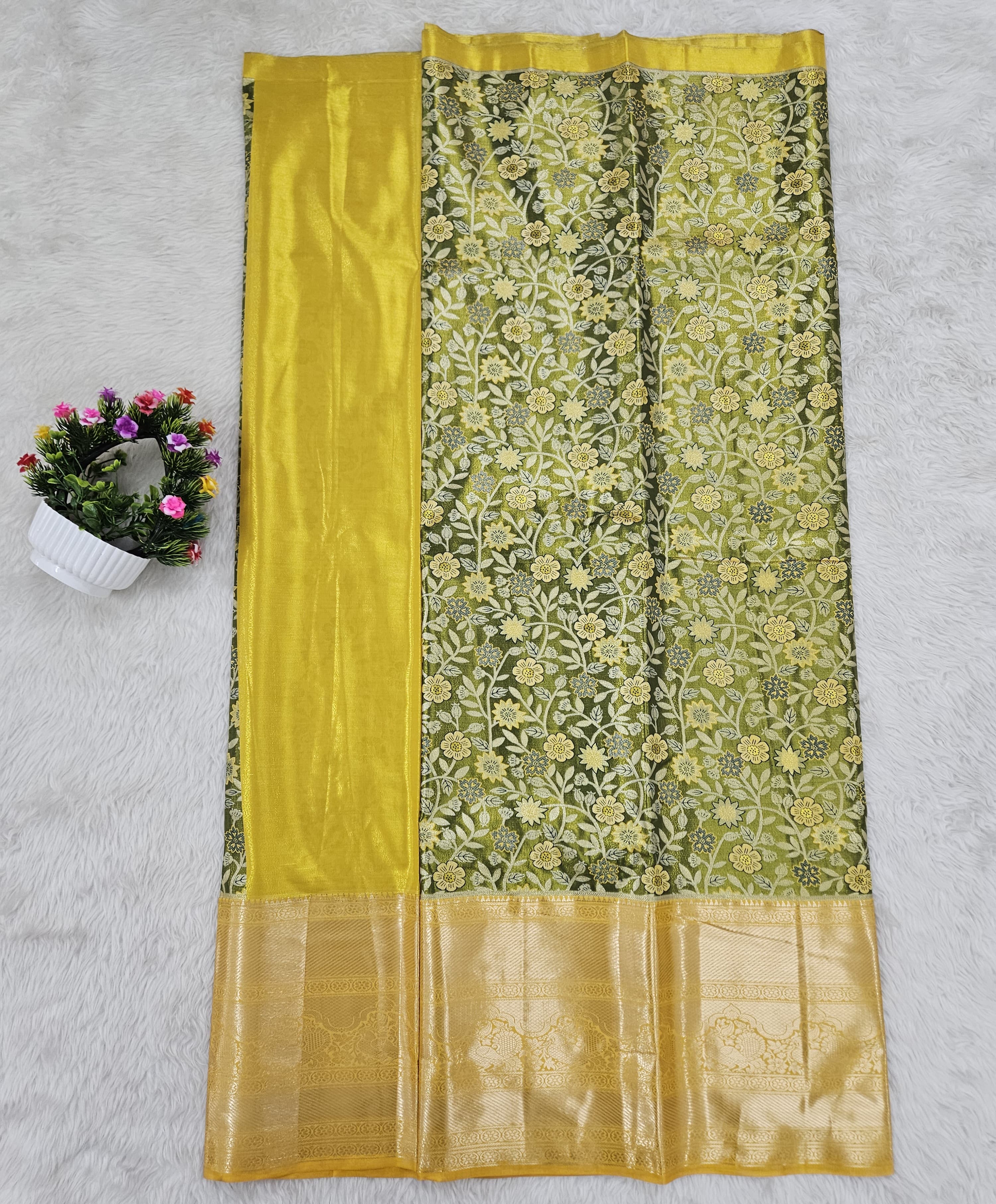 (10+ Year) Lehenga – Unstitched (Blouse + Material)