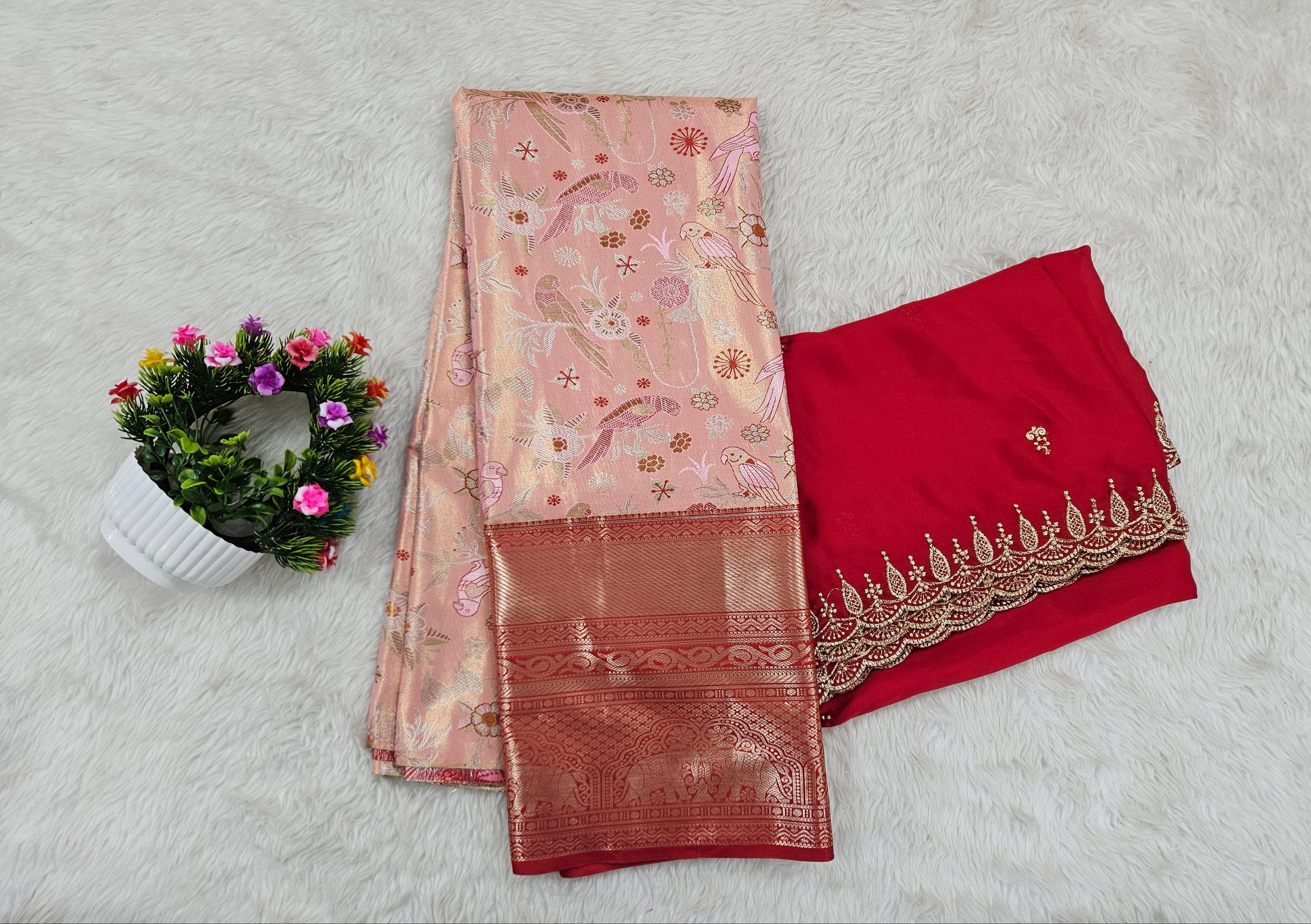 (10+ Year) Lehenga – Unstitched (Blouse + Material)