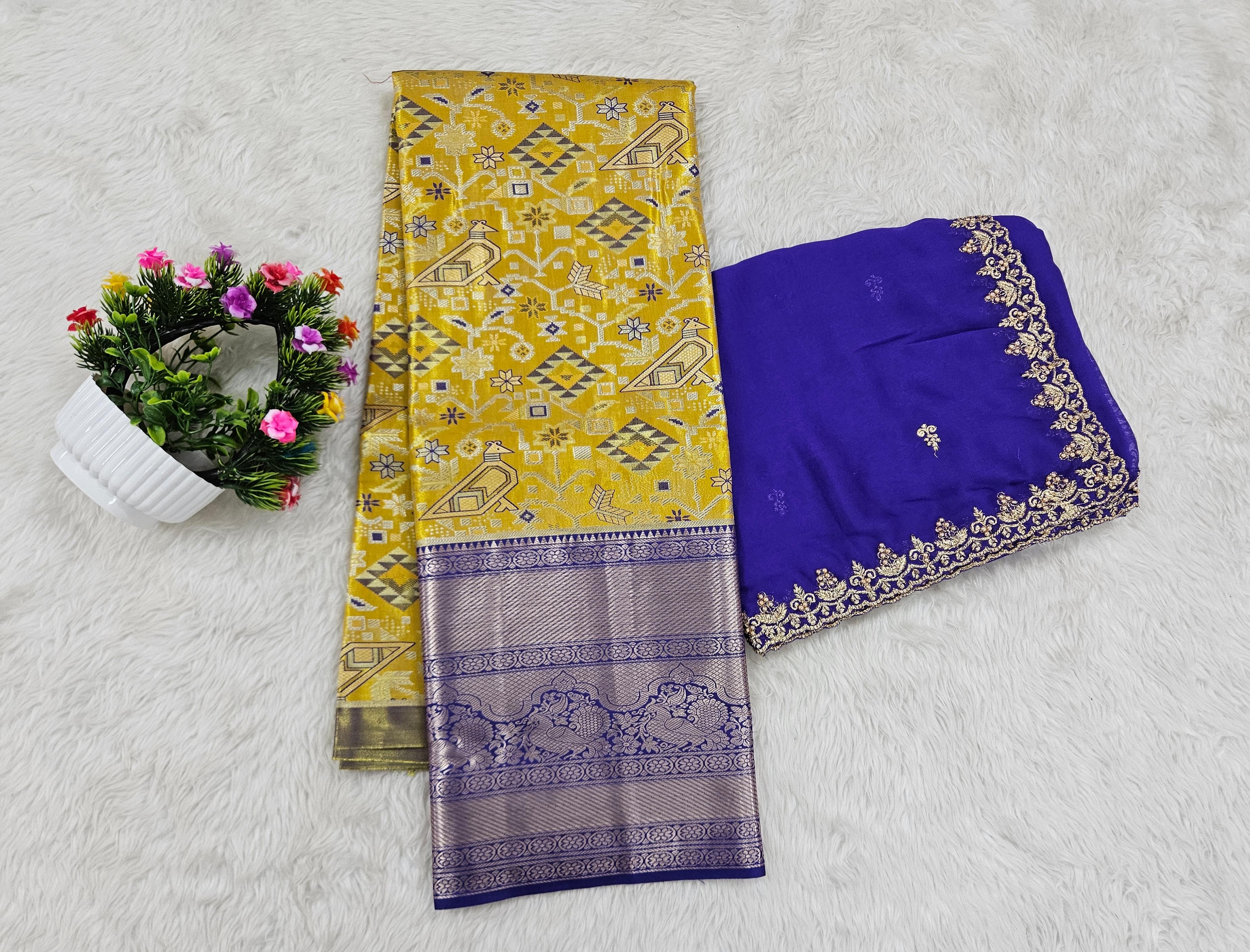(10+ Year) Lehenga – Unstitched (Blouse + Material)
