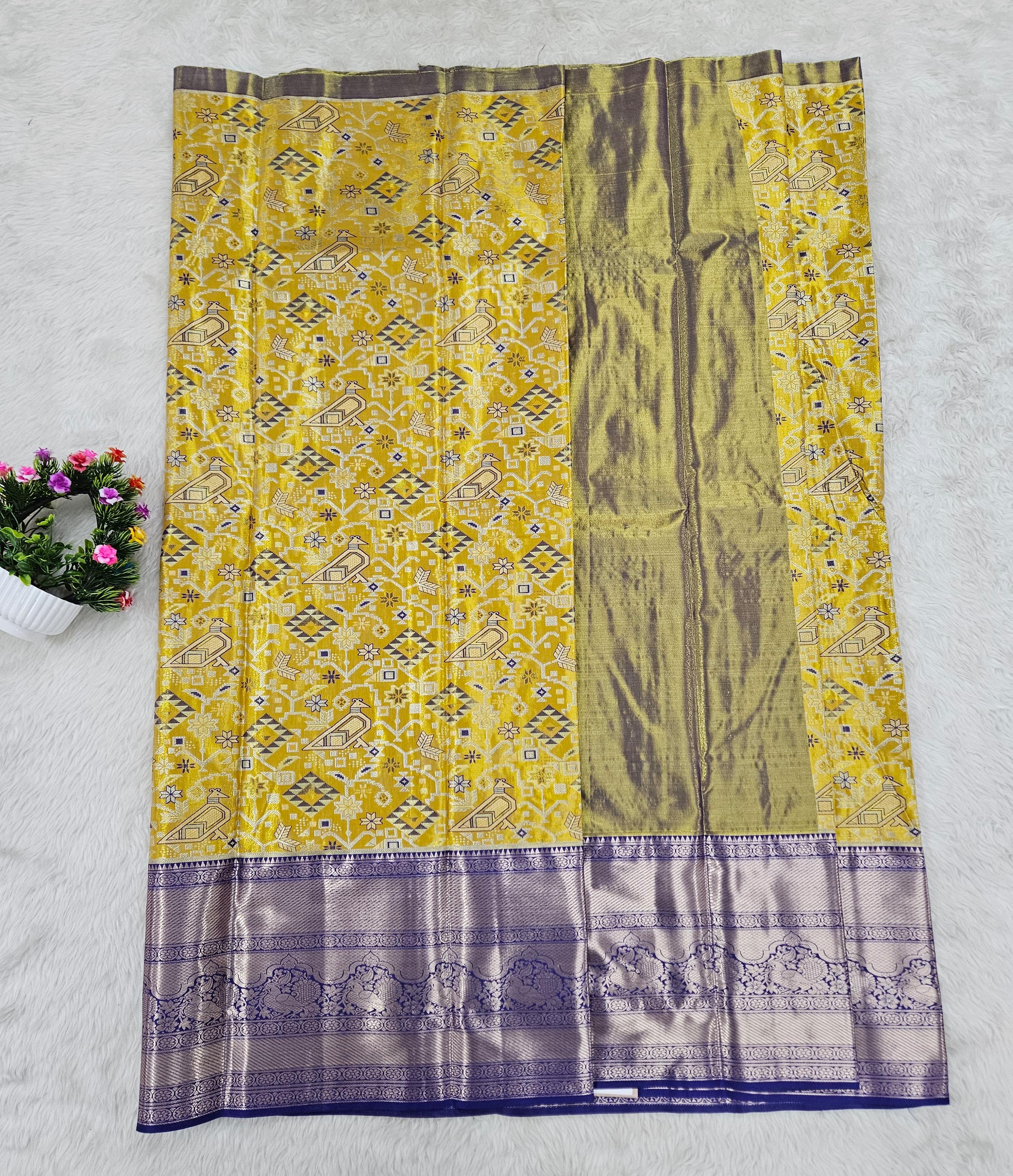 (10+ Year) Lehenga – Unstitched (Blouse + Material)