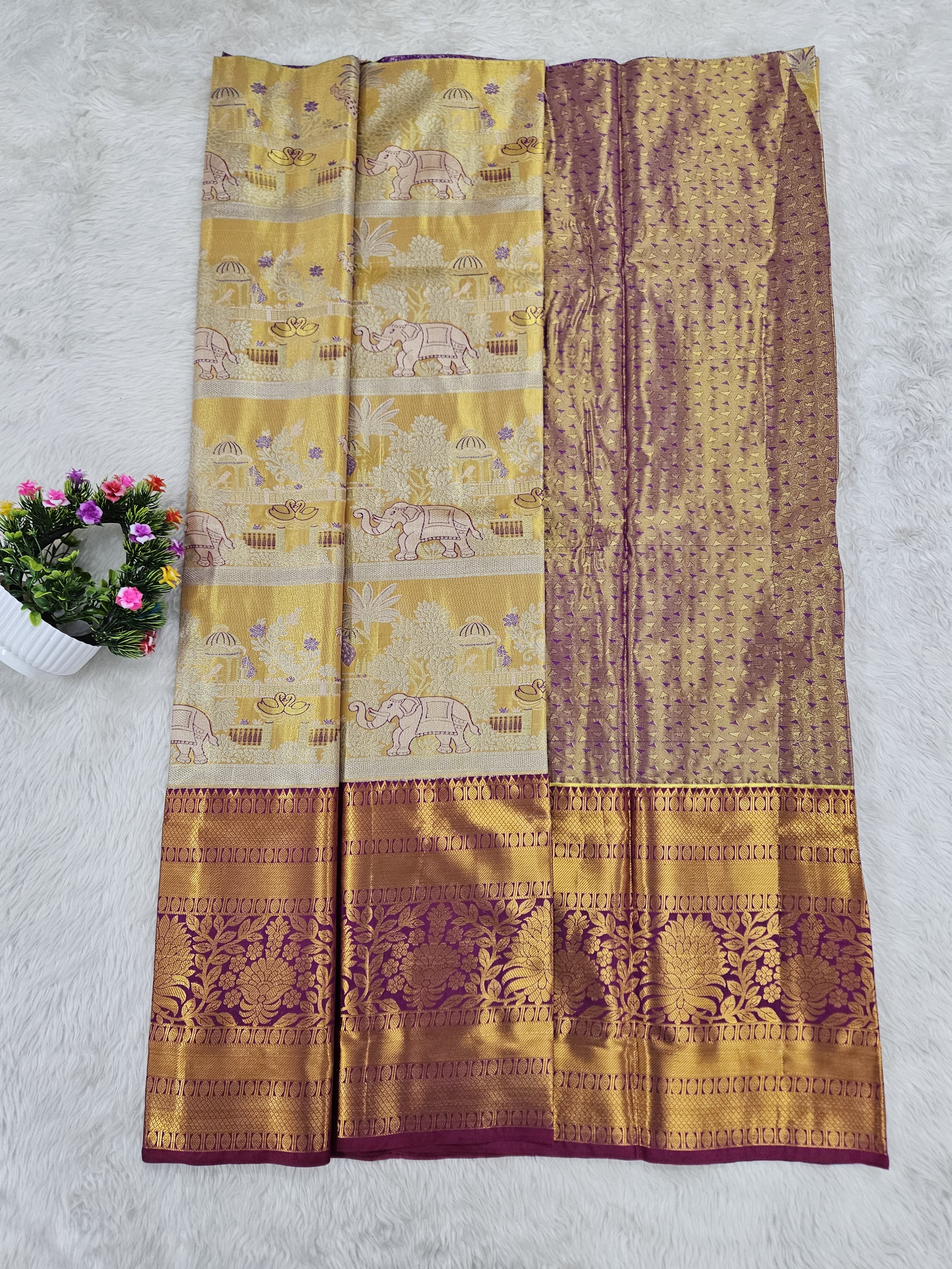 (10+ Year) Lehenga – Unstitched (Blouse + Material)