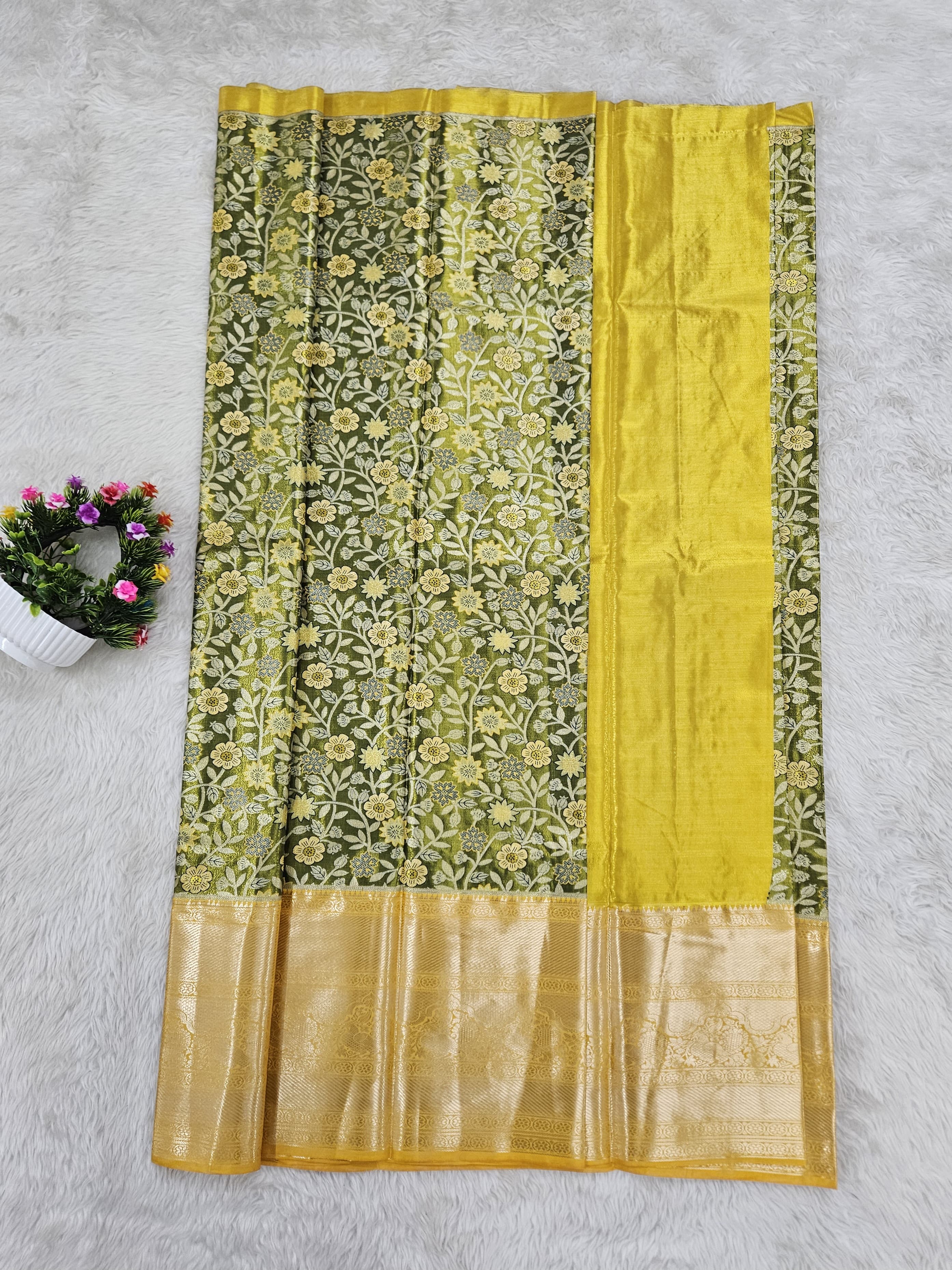 (10+ Year) Lehenga – Unstitched (Blouse + Material)