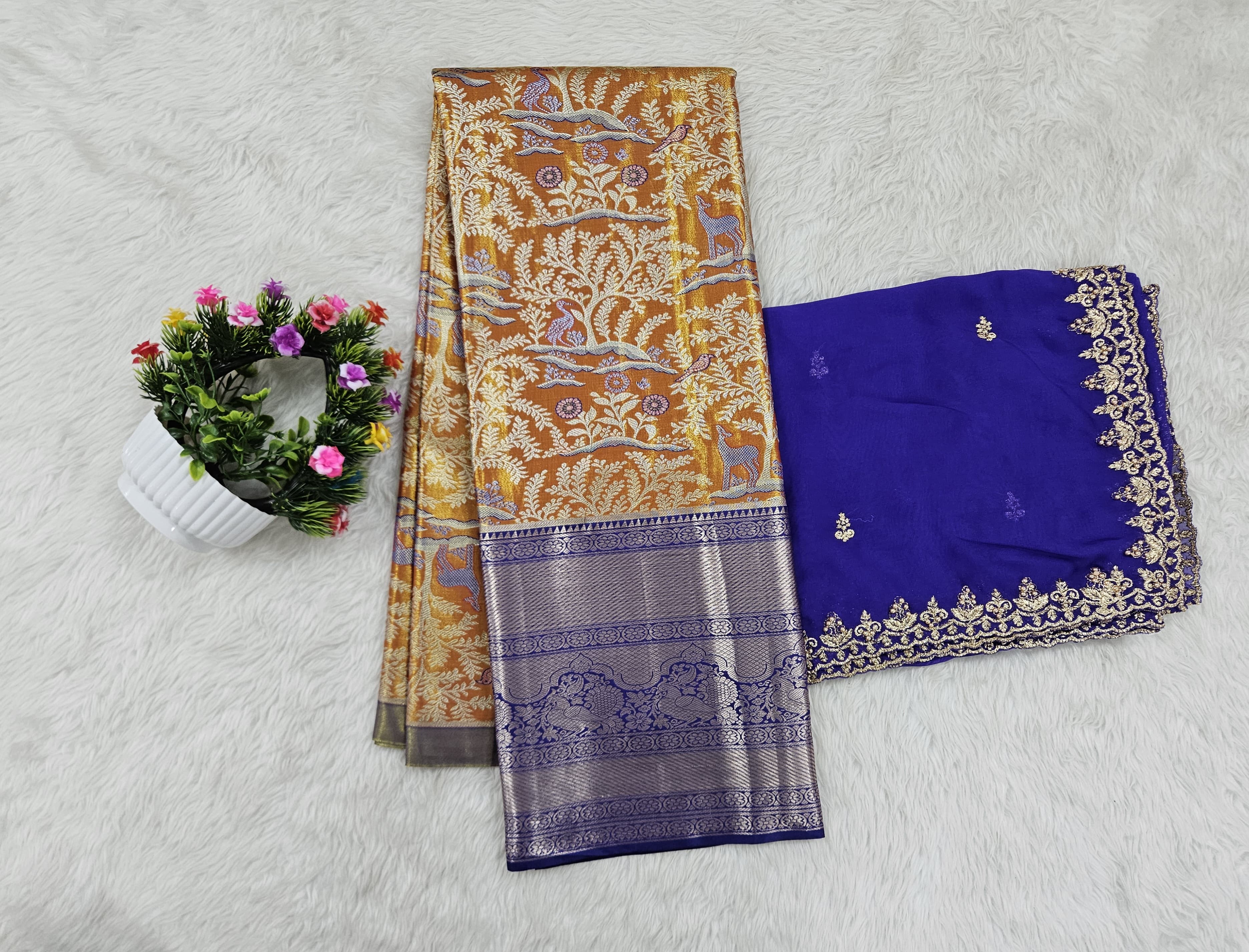 (10+ Year) Lehenga – Unstitched (Blouse + Material)