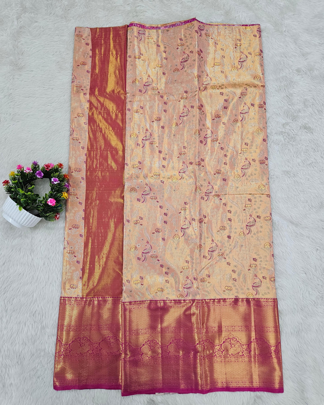 (10+ Year) Lehenga – Unstitched (Blouse + Material)