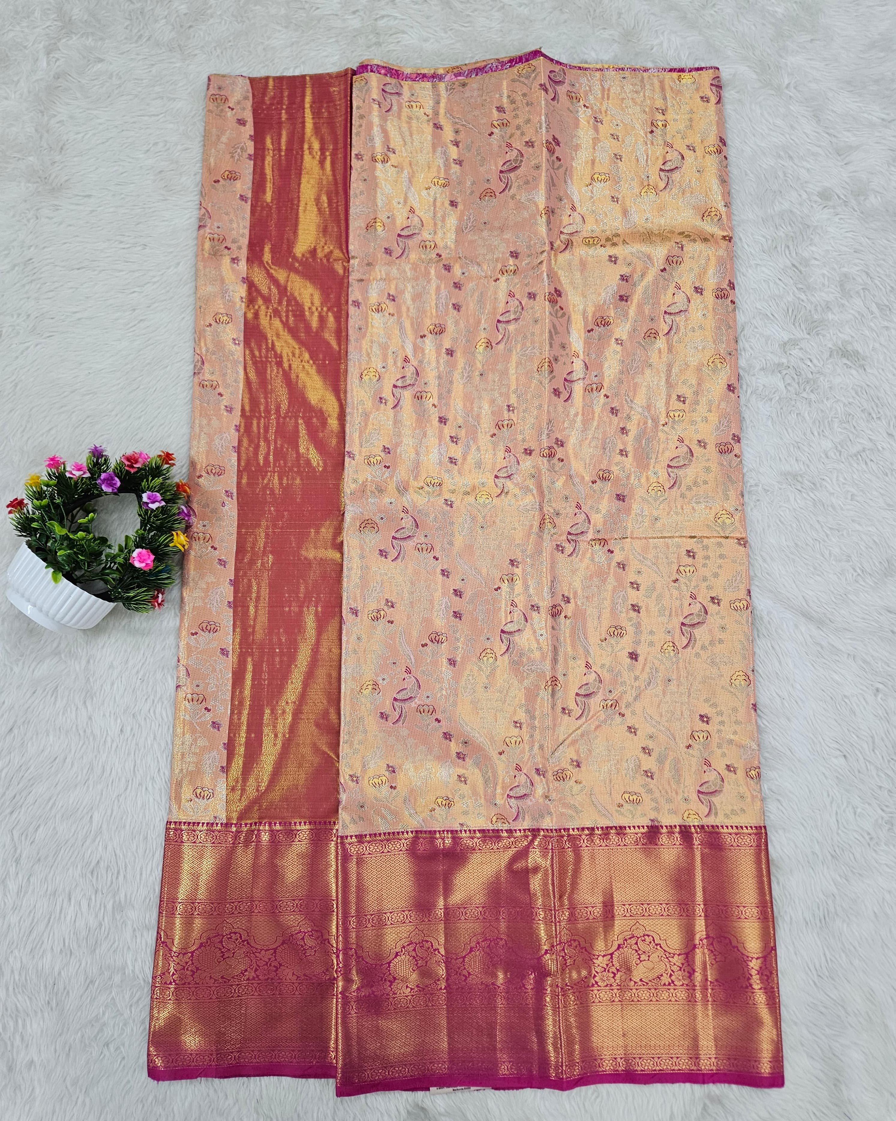 (10+ Year) Lehenga – Unstitched (Blouse + Material)