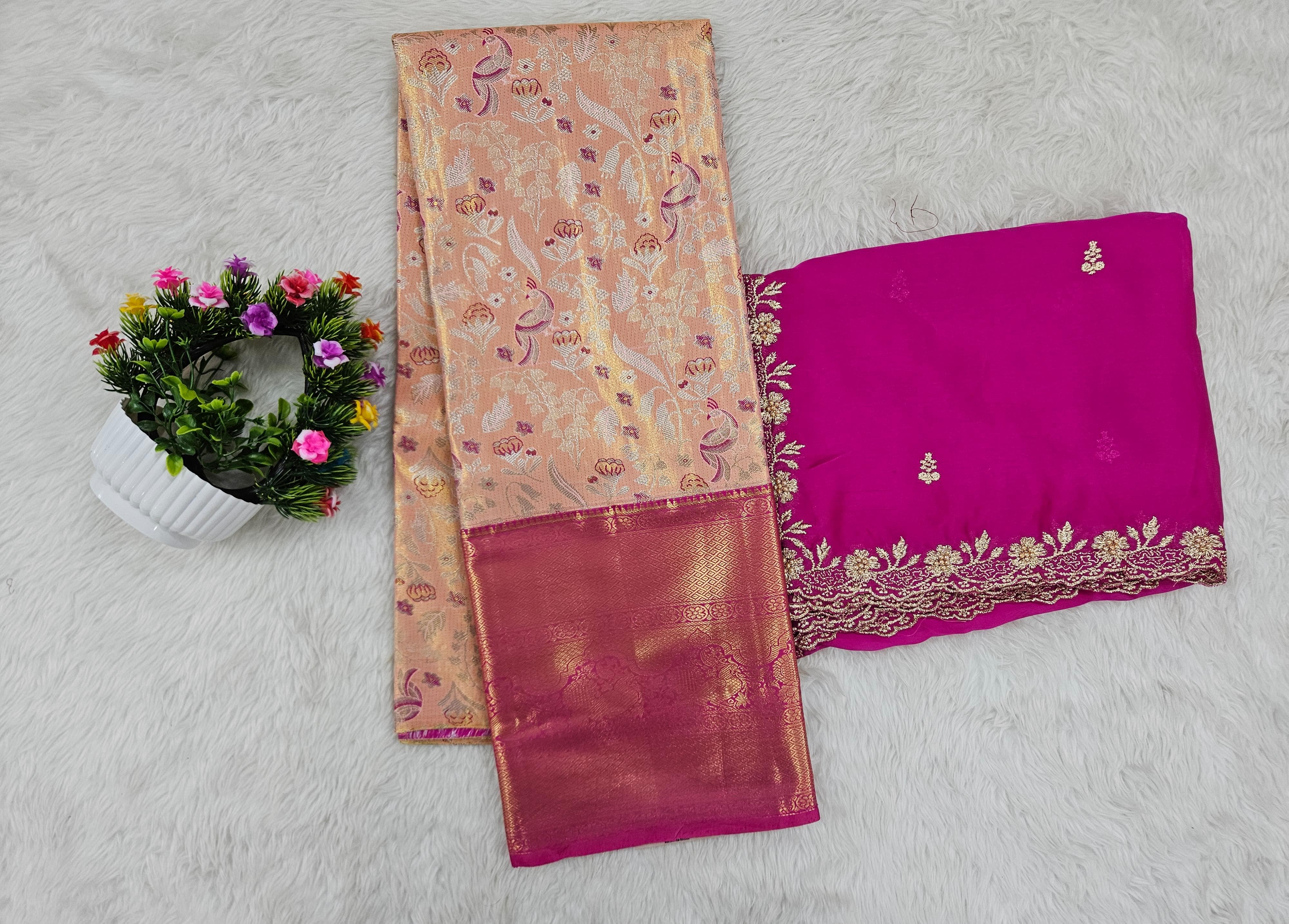 (10+ Year) Lehenga – Unstitched (Blouse + Material)