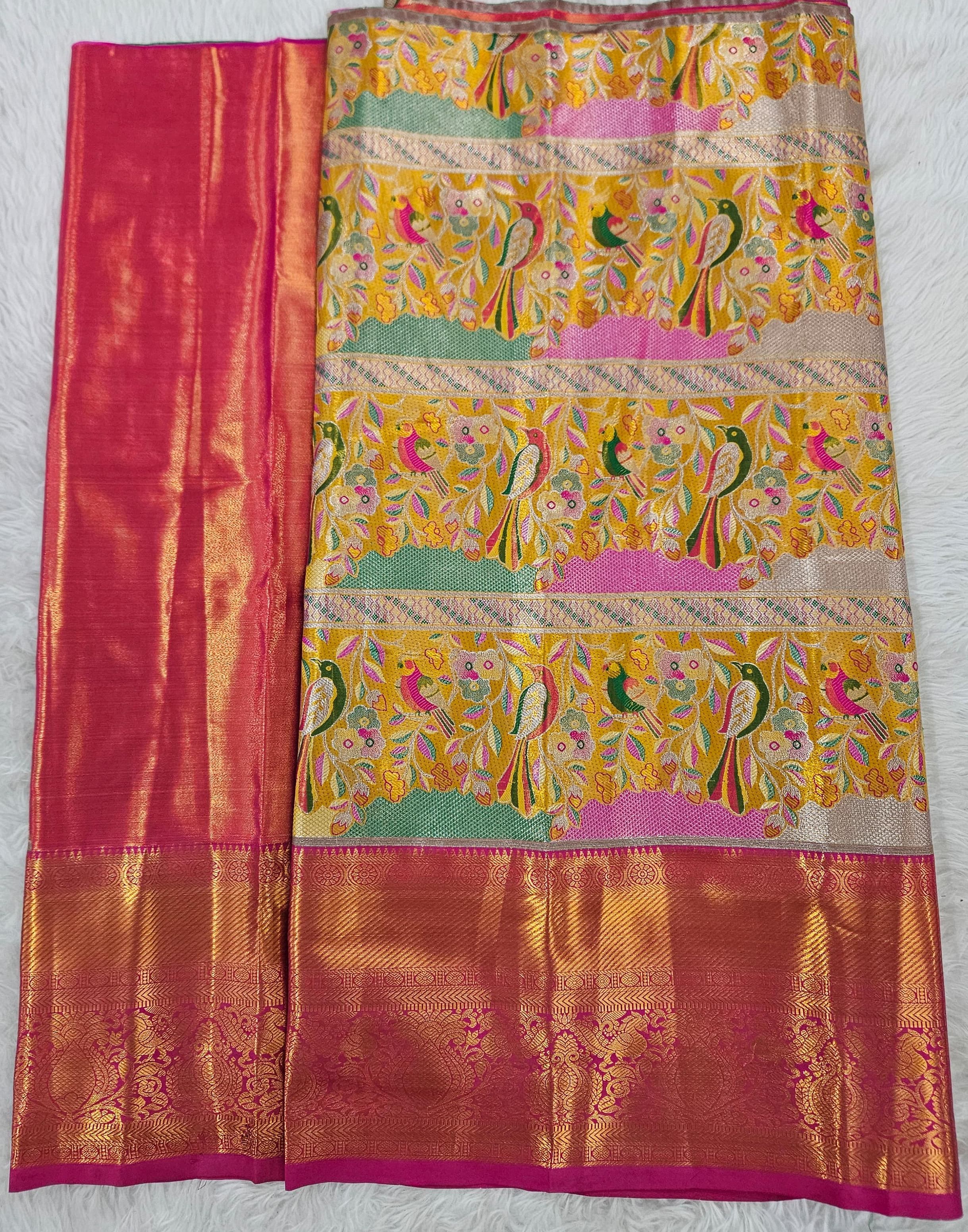 (2–5  Year) Lehenga – Unstitched (Blouse + Material)