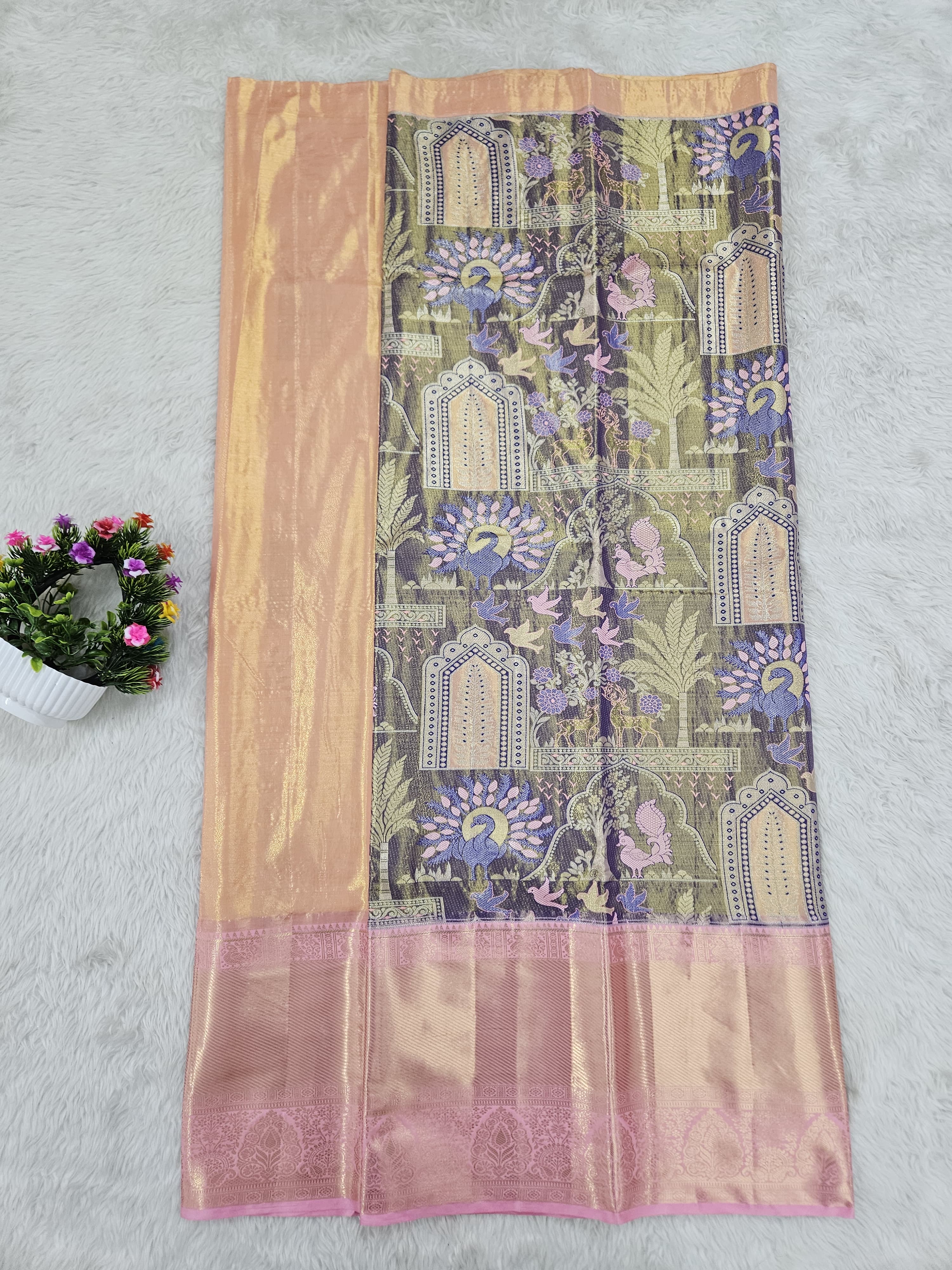 (10+ Year) Lehenga – Unstitched (Blouse + Material)