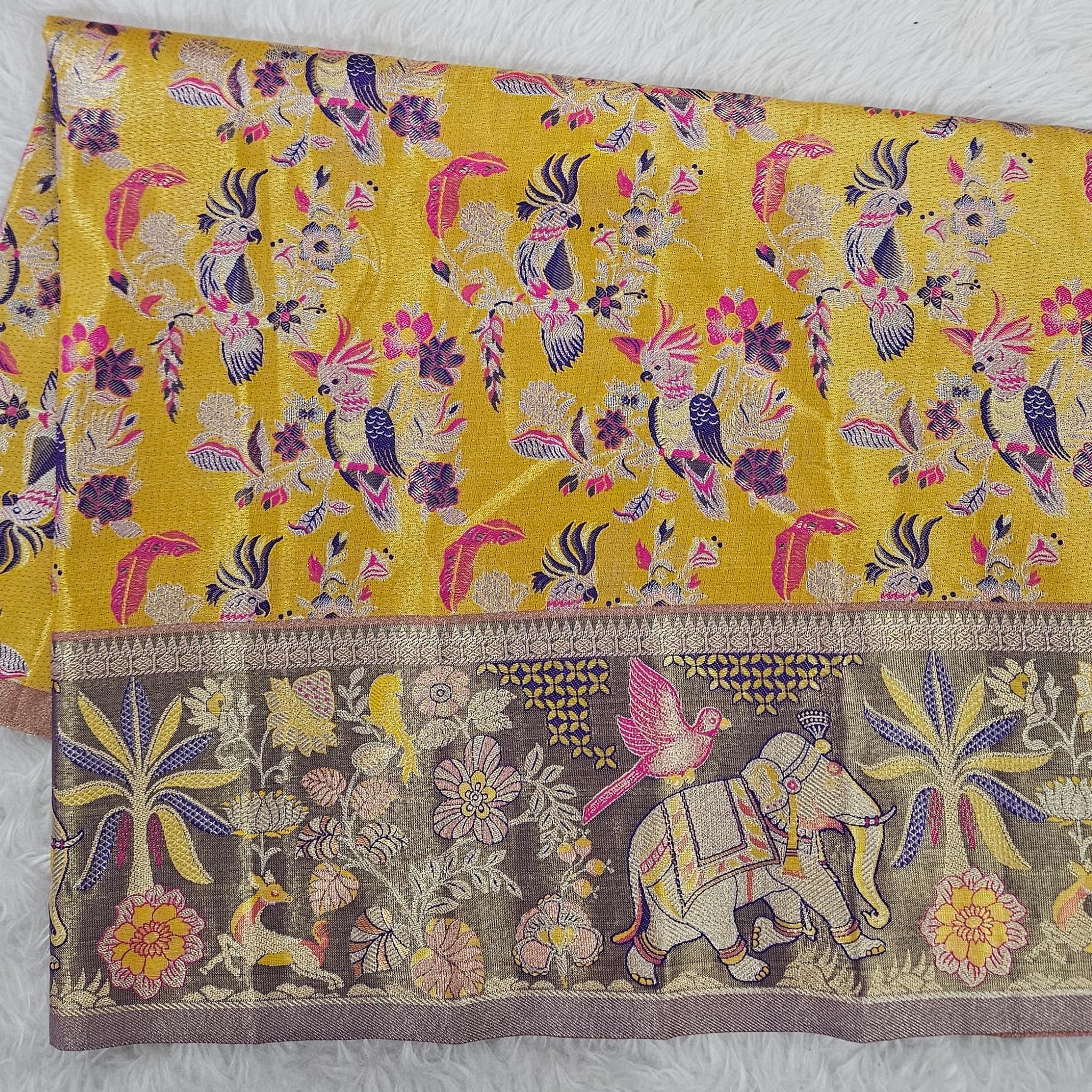 (2–5  Year) Lehenga – Unstitched (Blouse + Material)