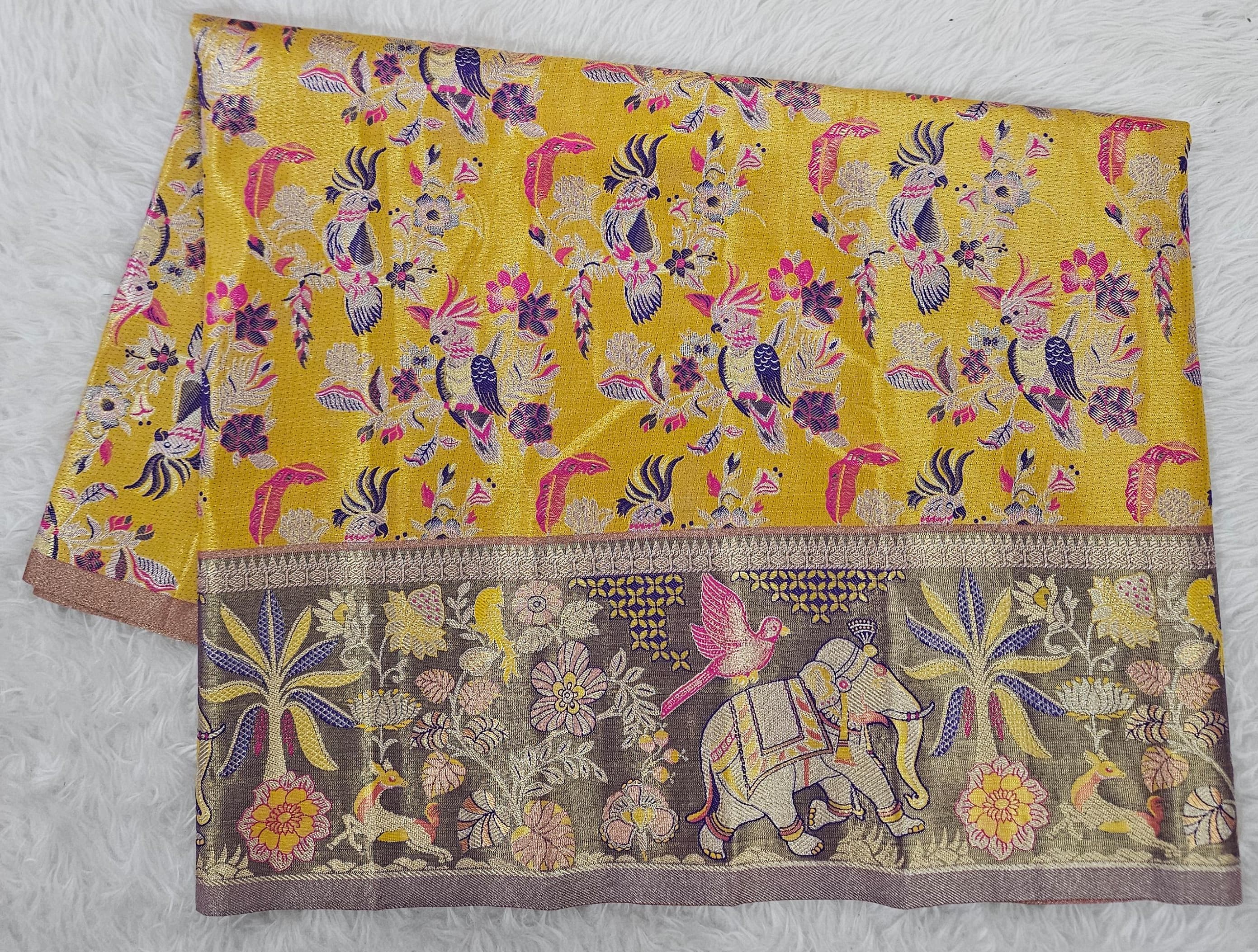 (2–5  Year) Lehenga – Unstitched (Blouse + Material)