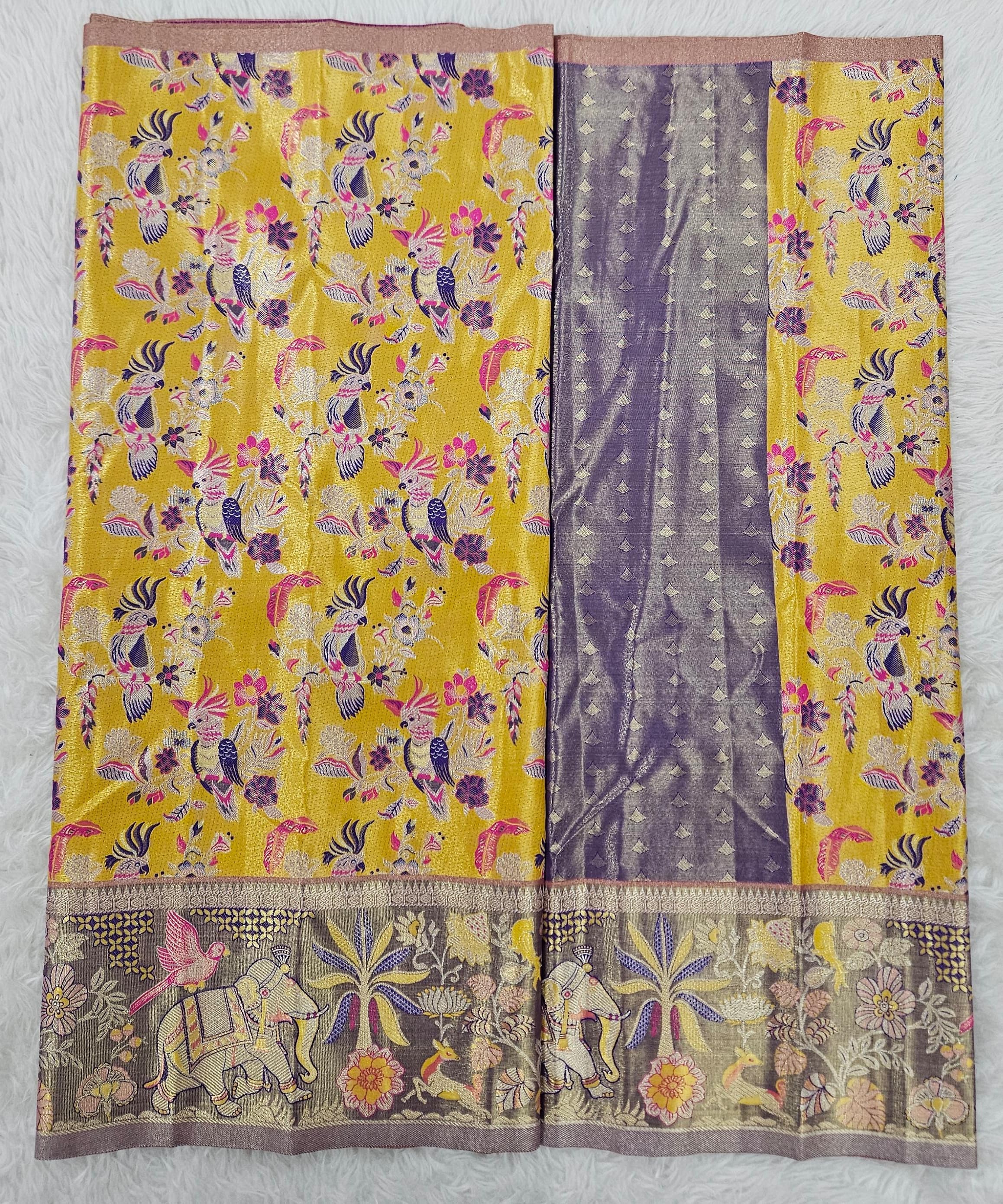 (2–5  Year) Lehenga – Unstitched (Blouse + Material)