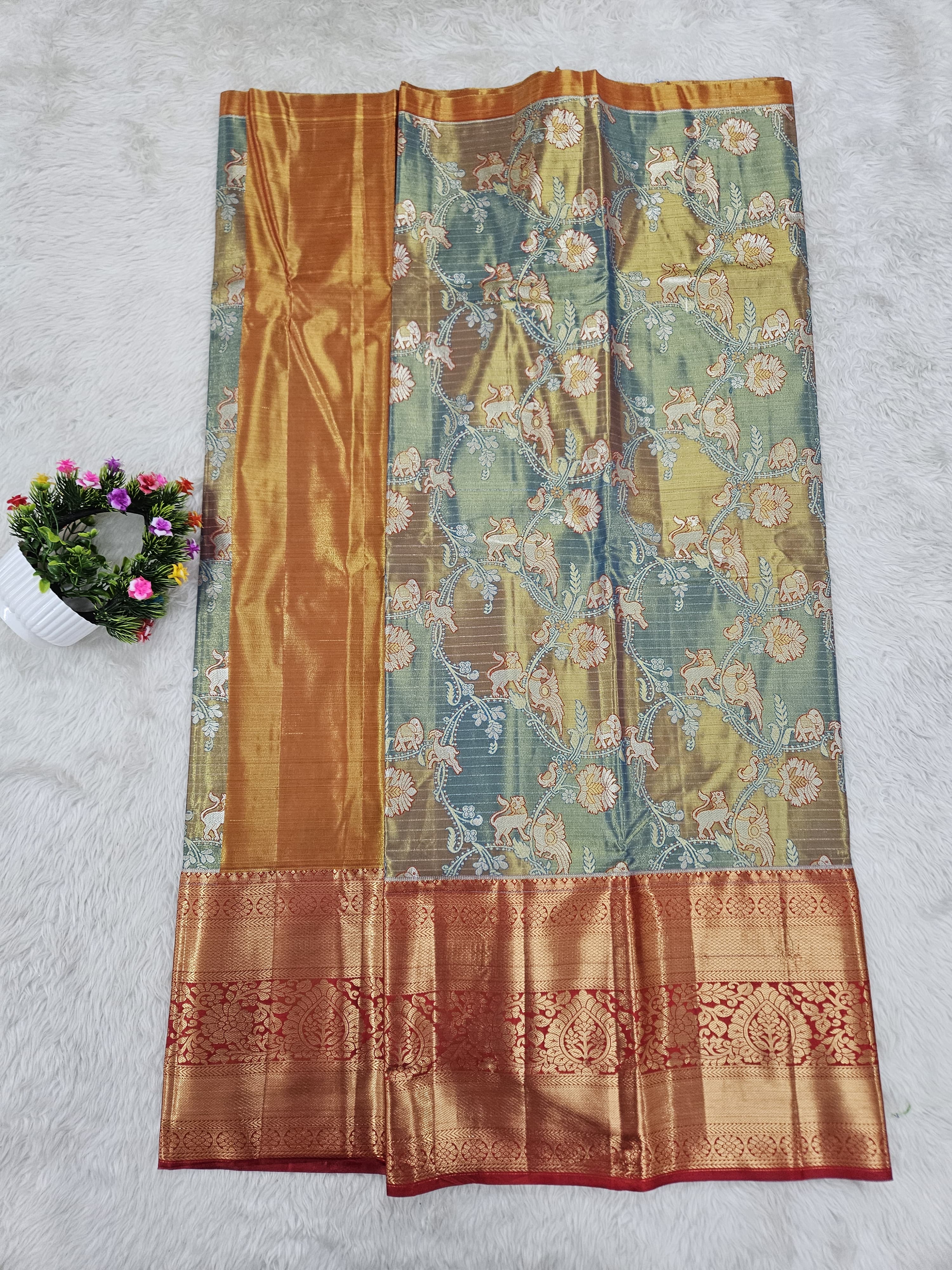 (10+ Year) Lehenga – Unstitched (Blouse + Material)