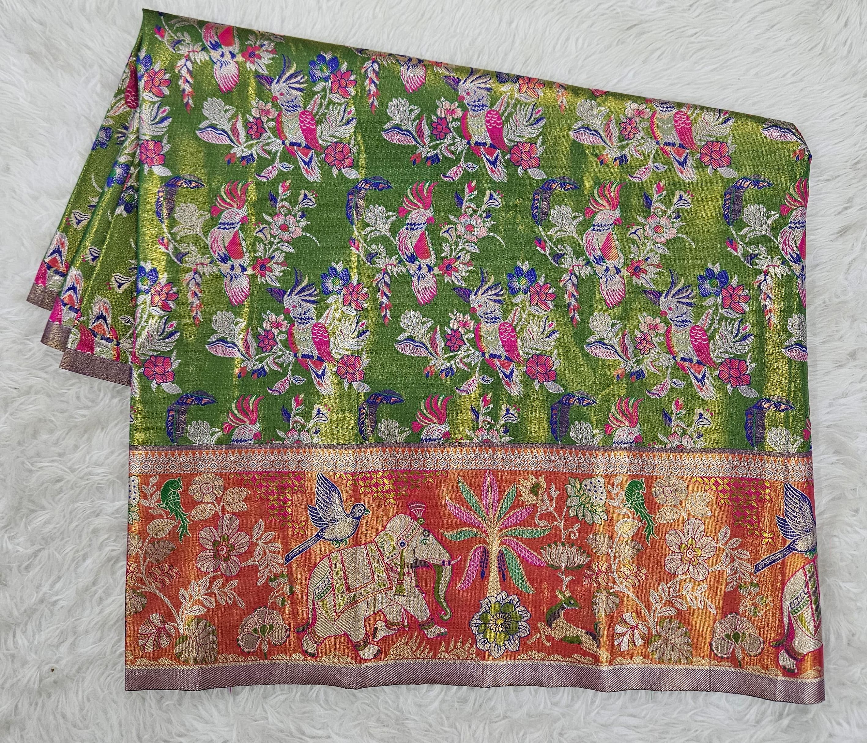 (2–5  Year) Lehenga – Unstitched (Blouse + Material)