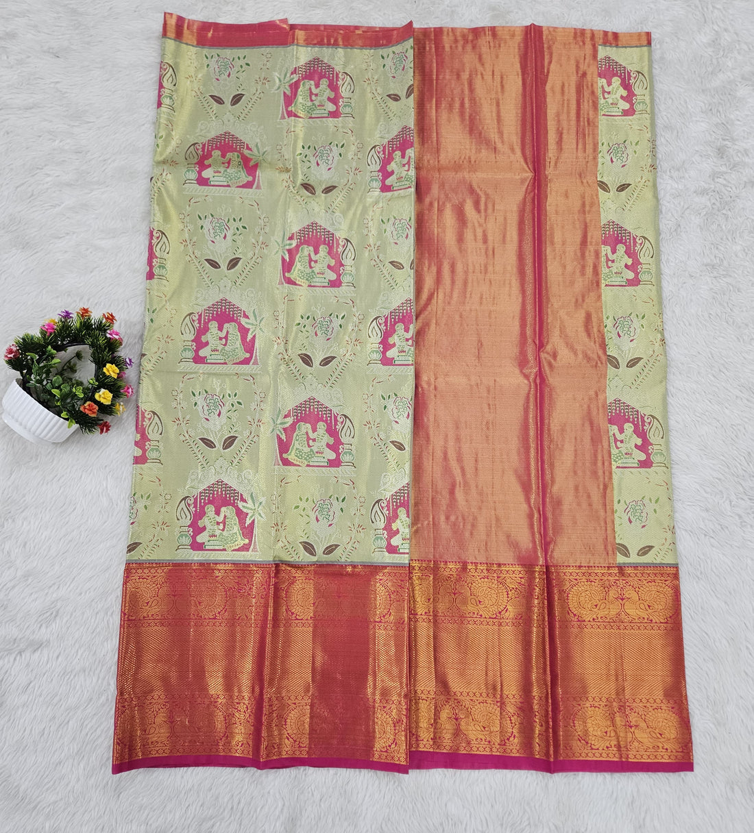 (10+ Year) Lehenga – Unstitched (Blouse + Material)