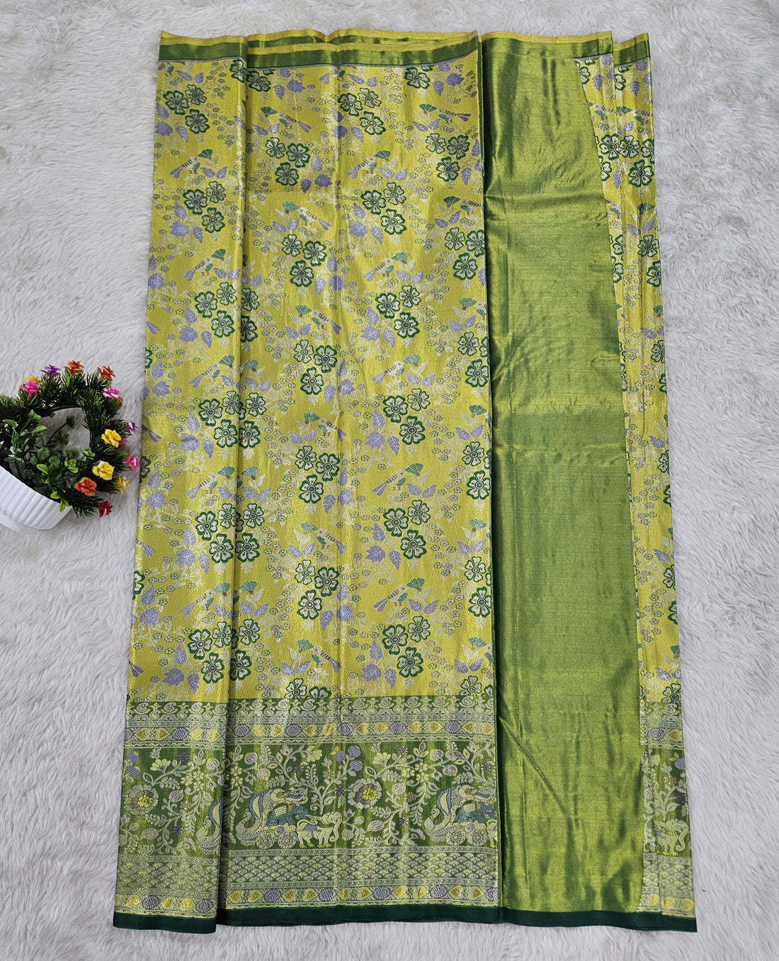 (10+ Year) Lehenga – Unstitched (Blouse + Material)