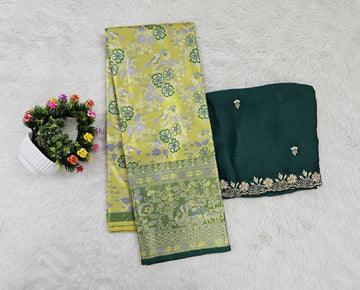 (10+ Year) Lehenga – Unstitched (Blouse + Material)