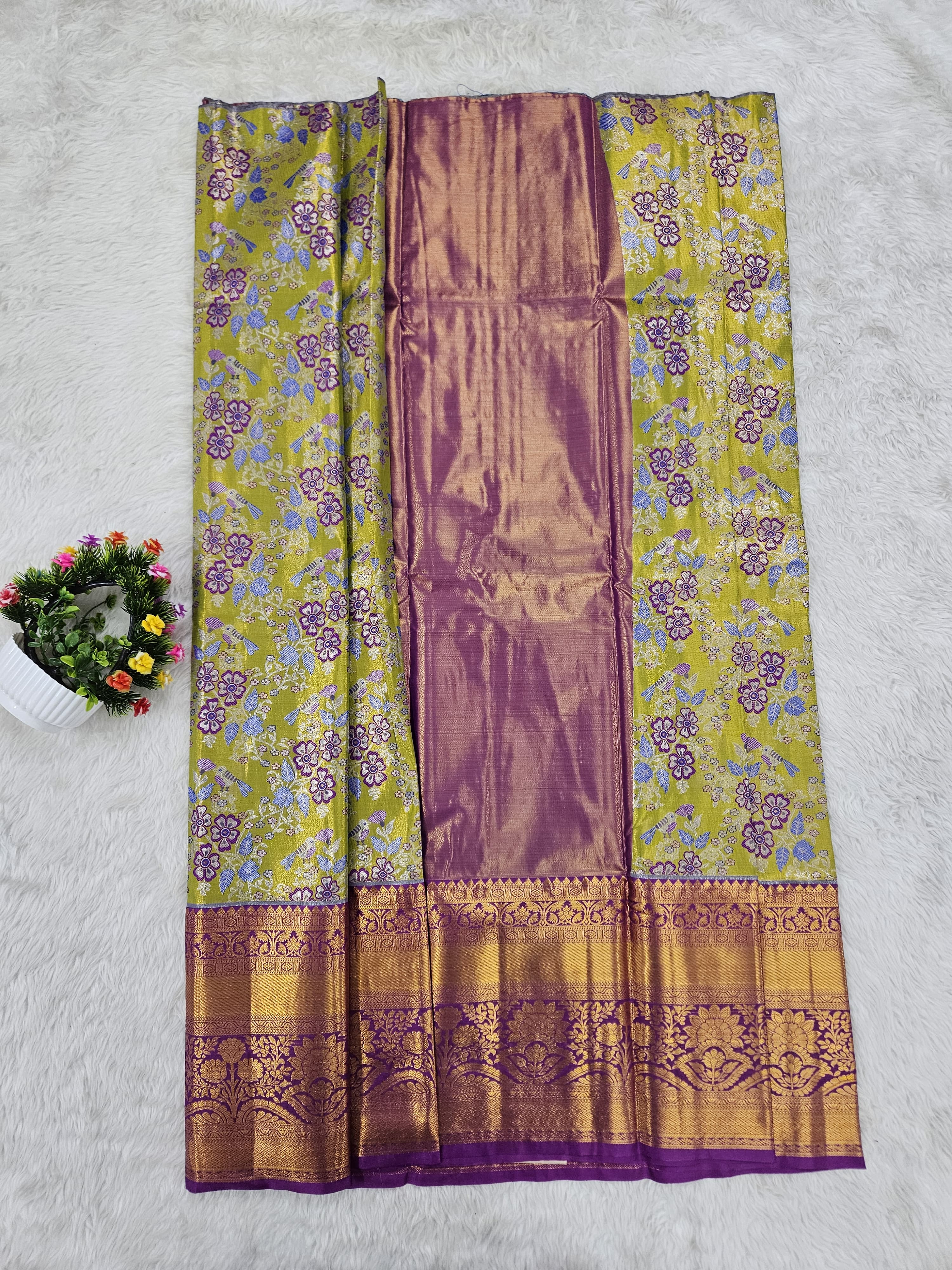 (10+ Year) Lehenga – Unstitched (Blouse + Material)