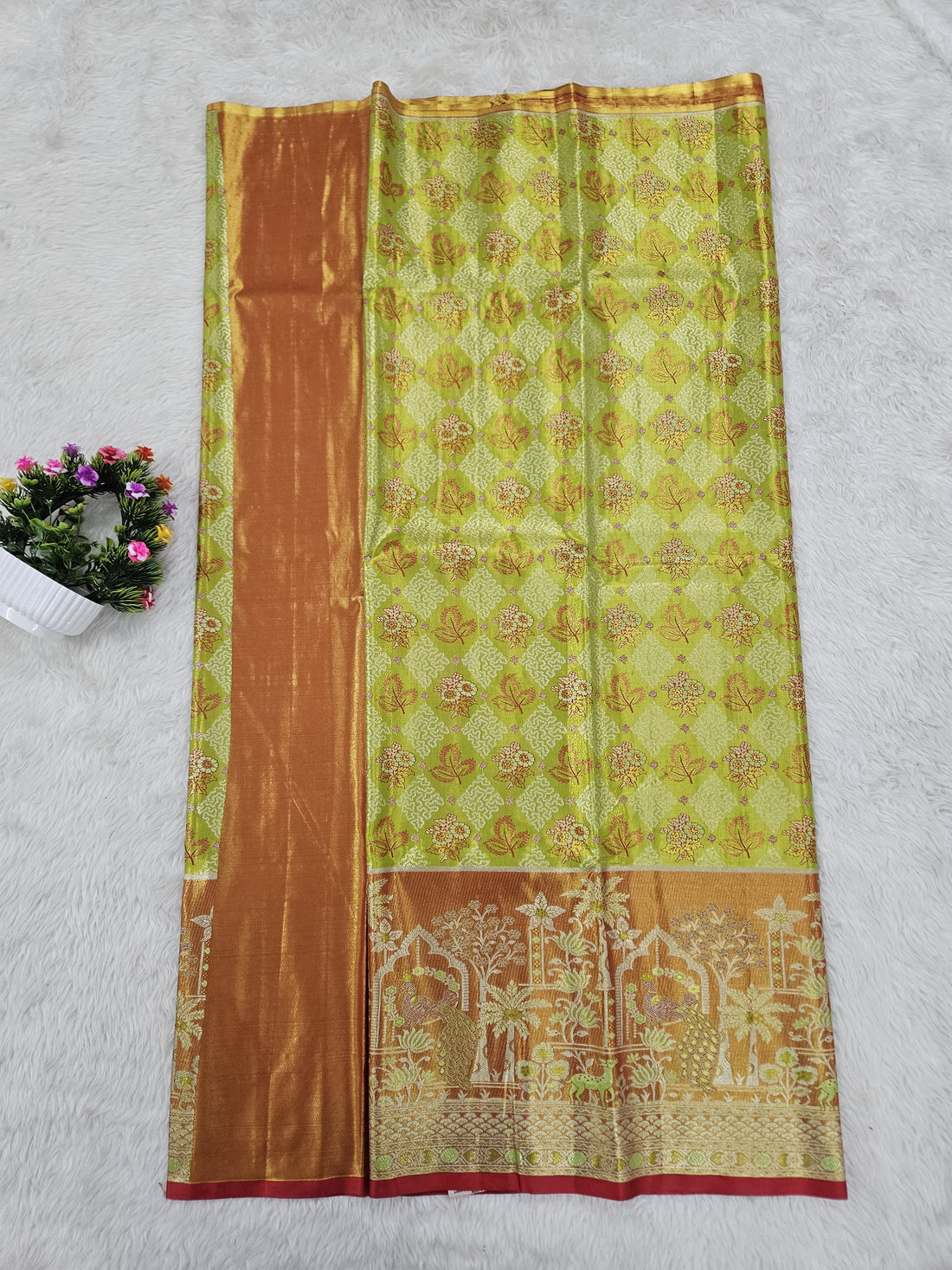 (10+ Year) Lehenga – Unstitched (Blouse + Material)