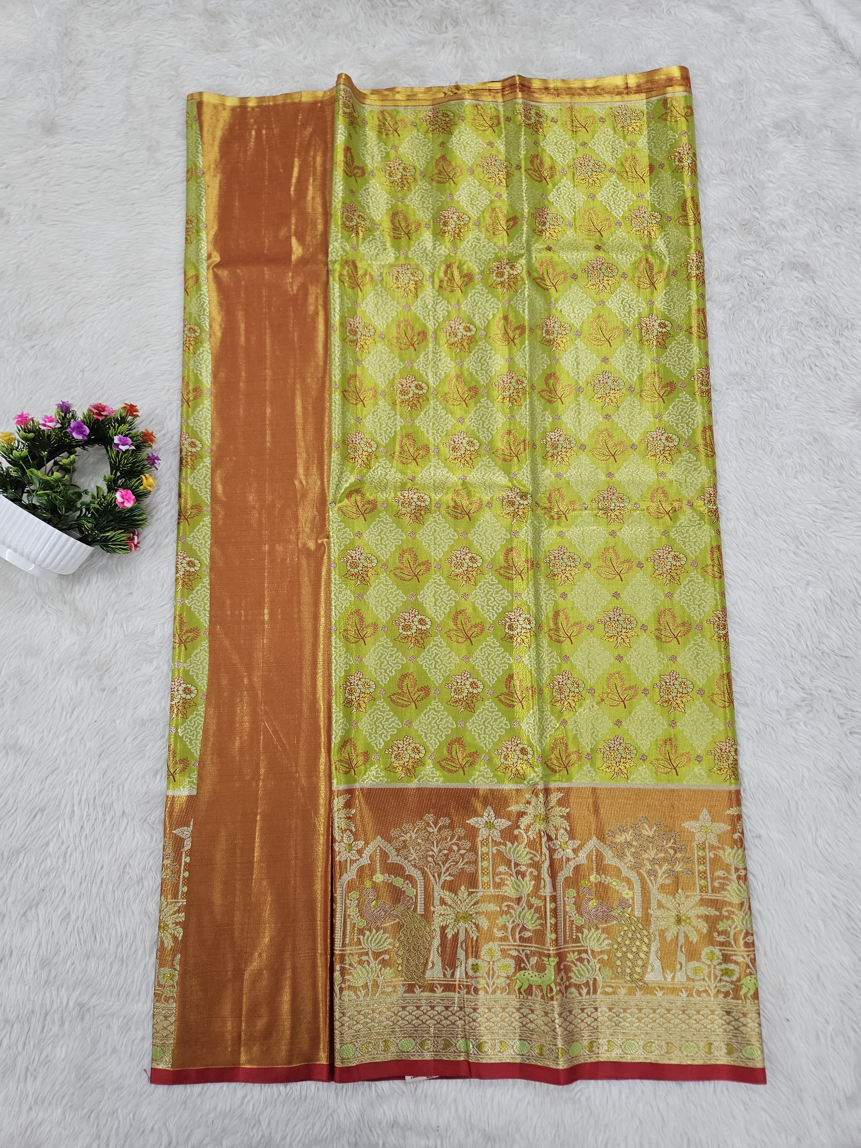 (10+ Year) Lehenga – Unstitched (Blouse + Material)